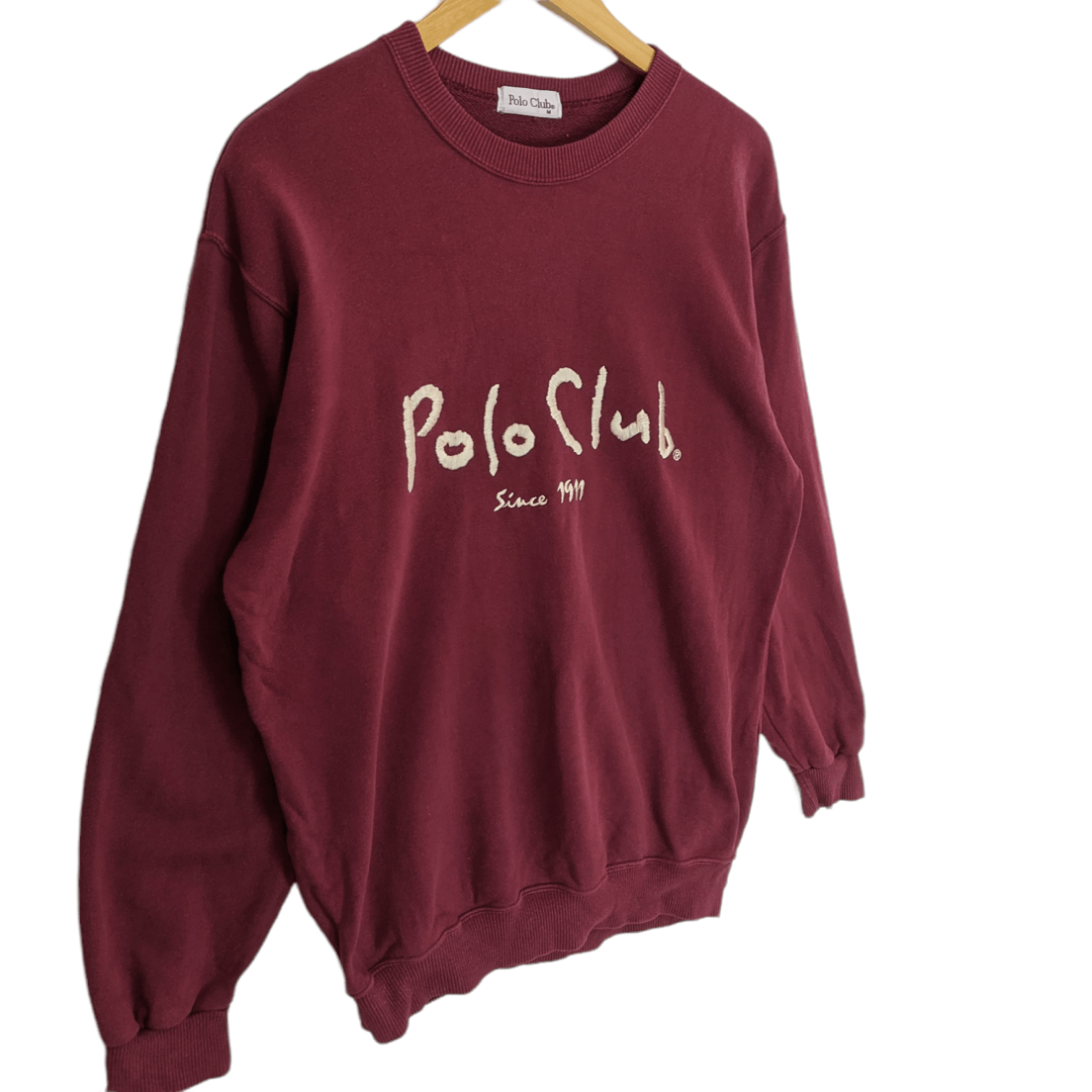 Japanese Brand Vintage 90's POLO CLUB Big Spell Out Jumper Sweatshirt Size US M / EU 48-50 / 2 - 2 Thumbnail