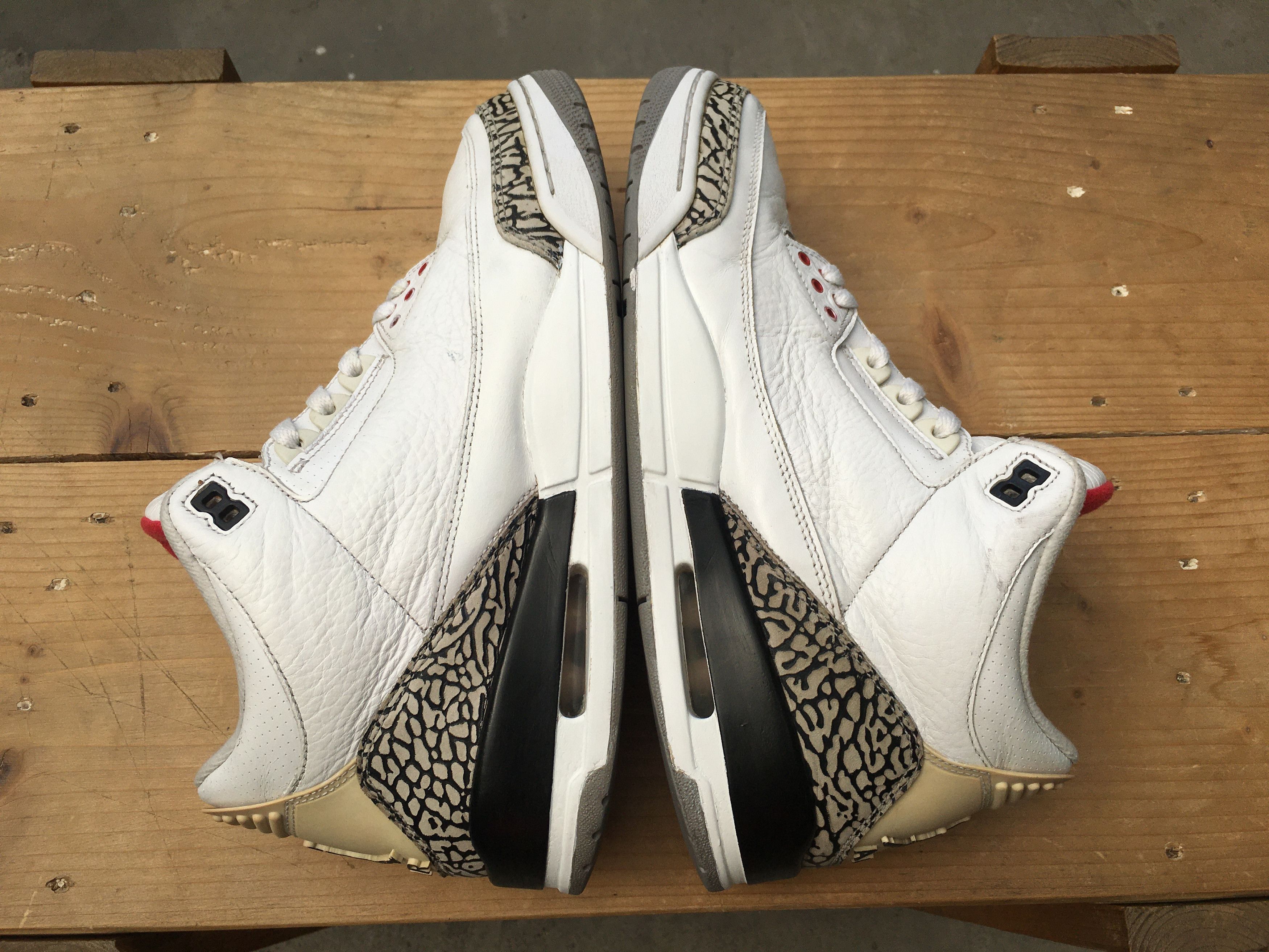 Jordan Brand × Nike 🔥 Nike Air Jordan 3 Retro White Cement 2011 Size US 10 / EU 43 - 20 Thumbnail