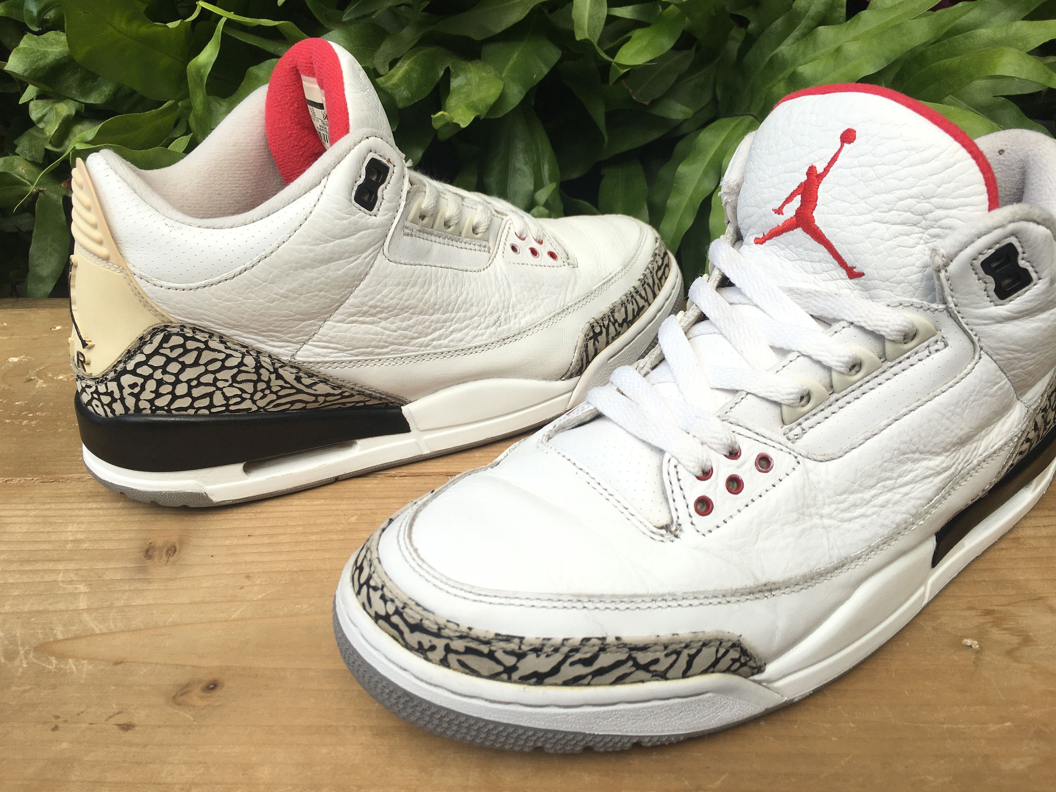 Jordan Brand × Nike 🔥 Nike Air Jordan 3 Retro White Cement 2011 Size US 10 / EU 43 - 8 Thumbnail