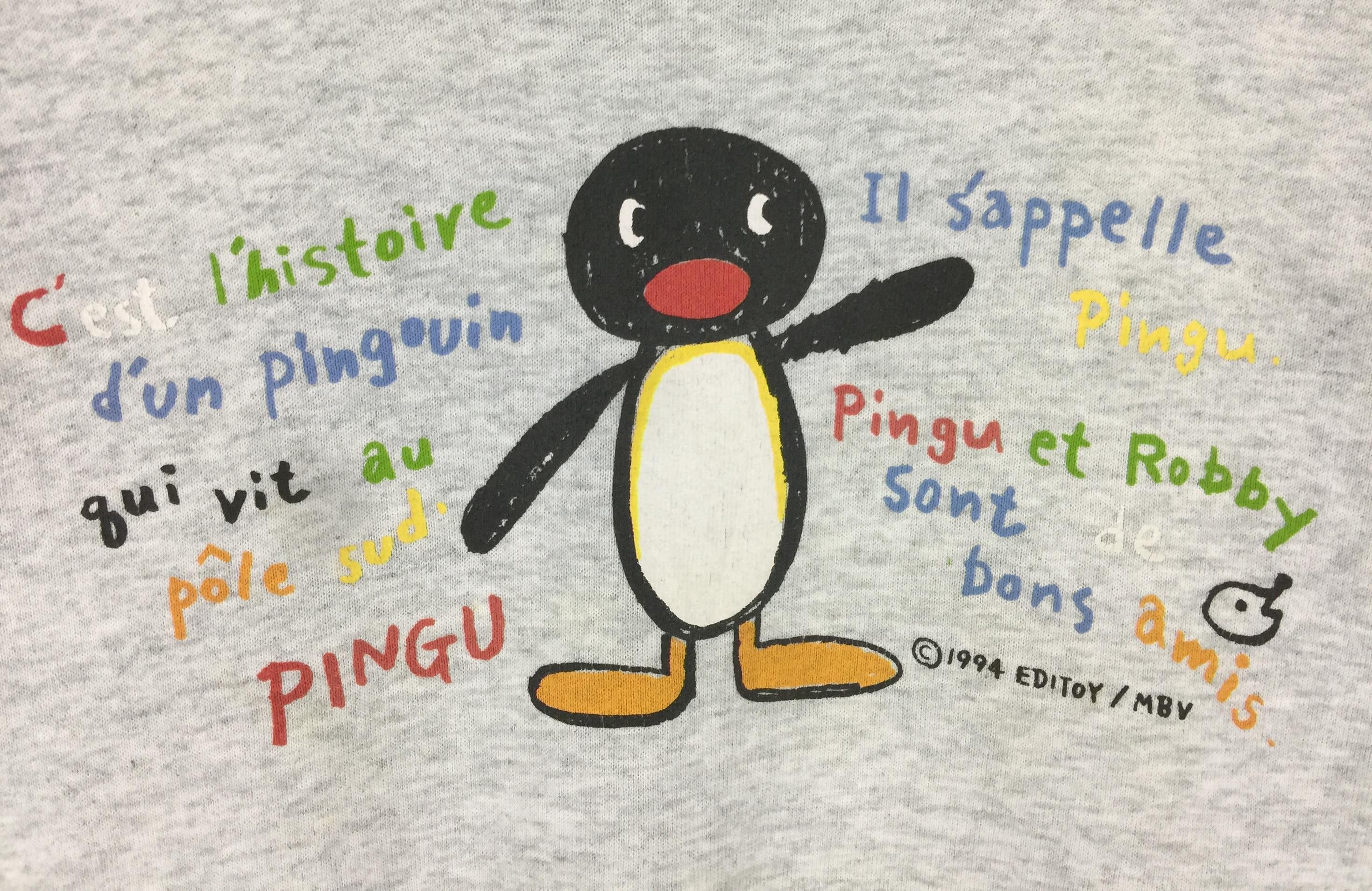 Cartoon Network × Vintage Pingu clay motion tv series vtg 90s sweatshirt Size US M / EU 48-50 / 2 - 3 Thumbnail