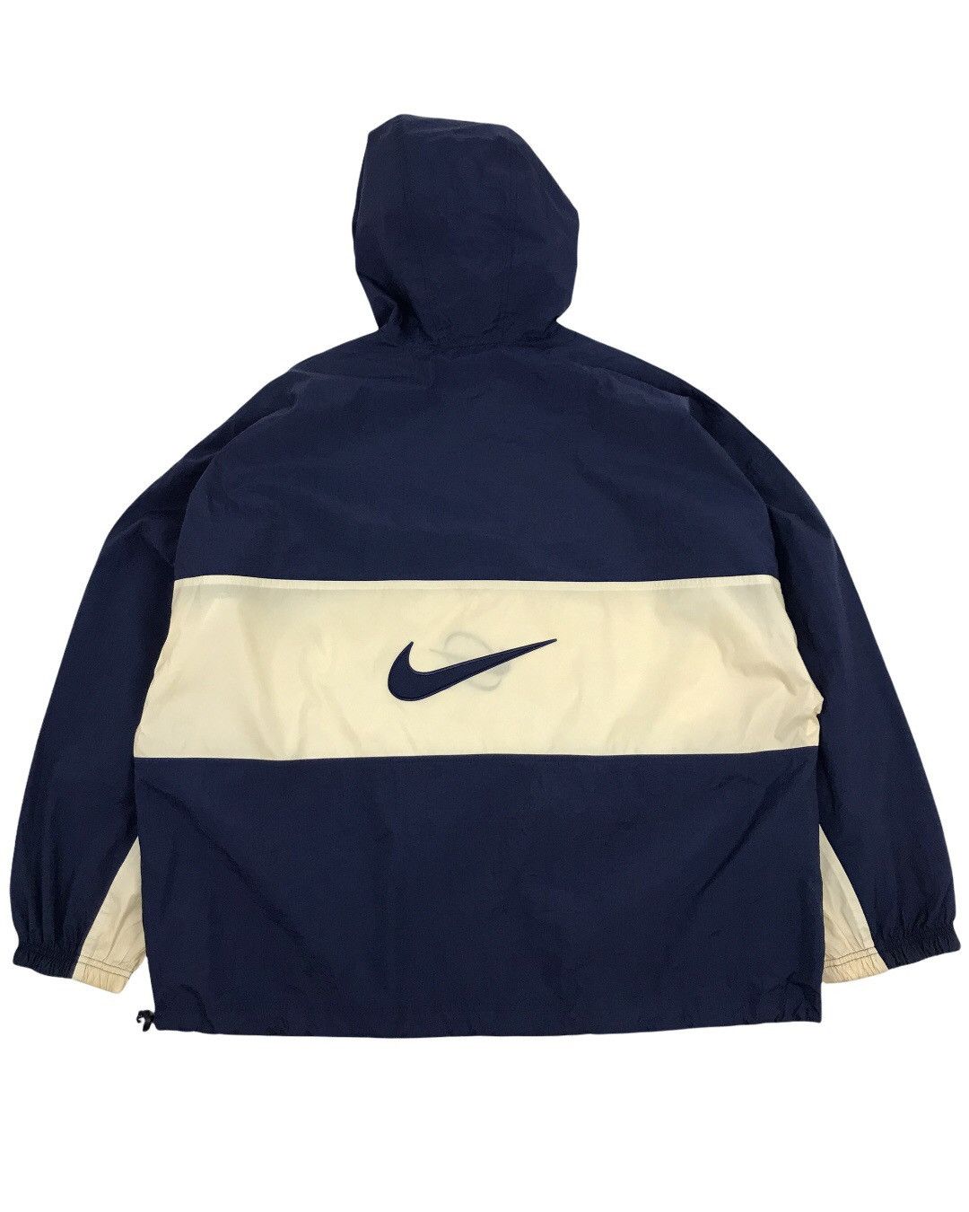 Nike × Vintage Vintage NIKE center Swoosh anorak windbreaker jacket Size US XL / EU 56 / 4 - 2 Thumbnail