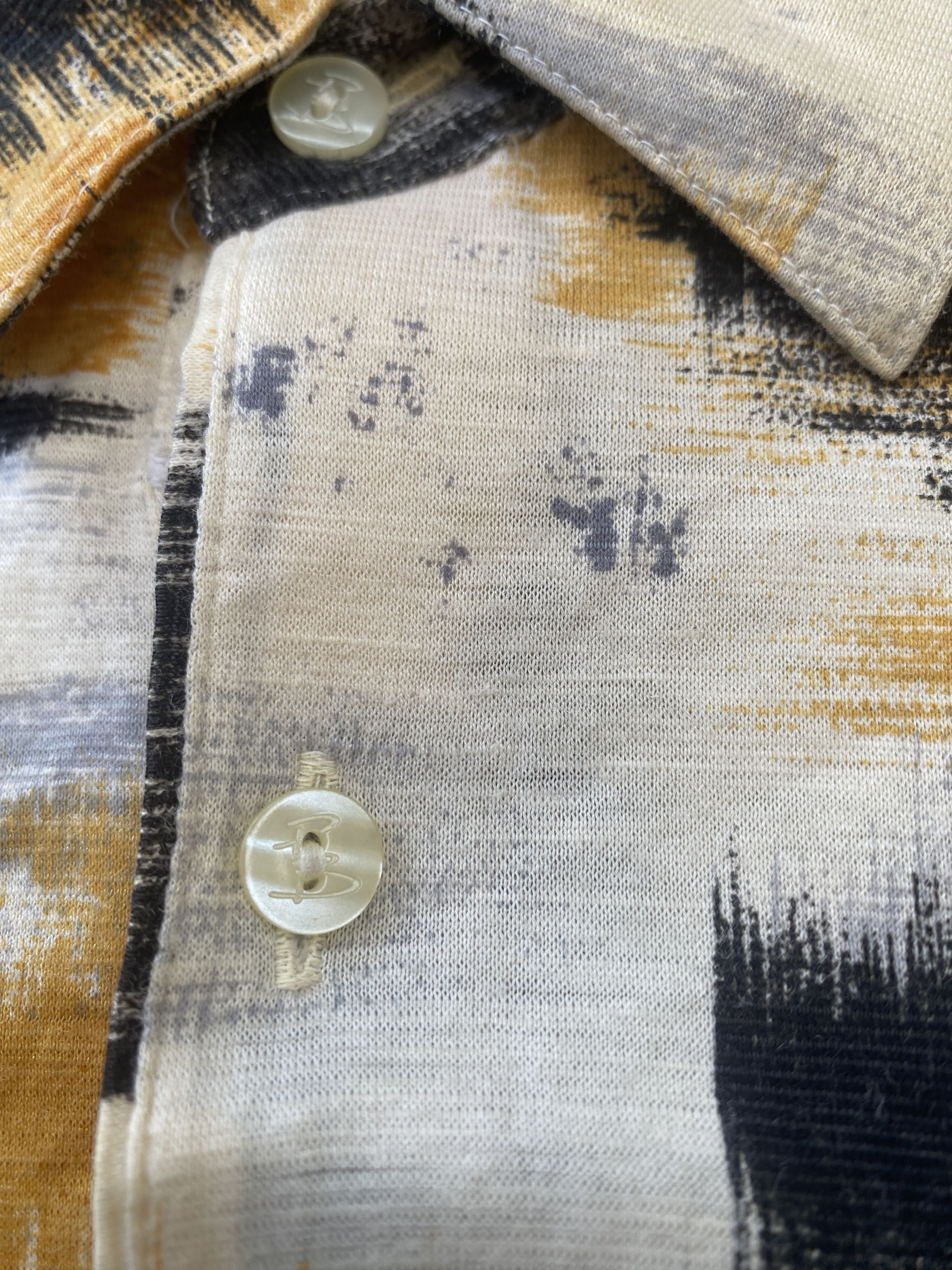 Pierre Balmain Vintage Pierre Balmain Full Print Polo Shirt Size US M / EU 48-50 / 2 - 4 Thumbnail