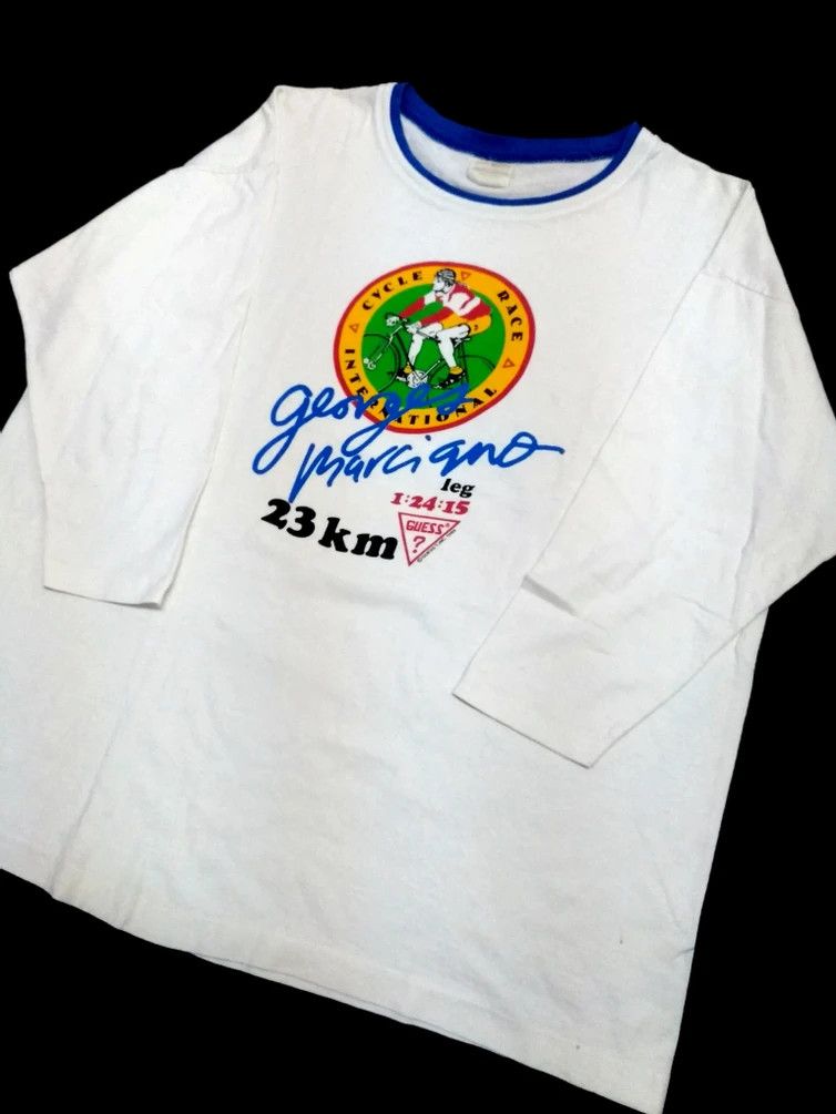 Designer × Georges Marciano × Guess VERY RARE! VTG 1988 GUESS by GEORGE MARCIANO 3/4 SLEEVE Size US XXL / EU 58 / 5 - 2 Thumbnail
