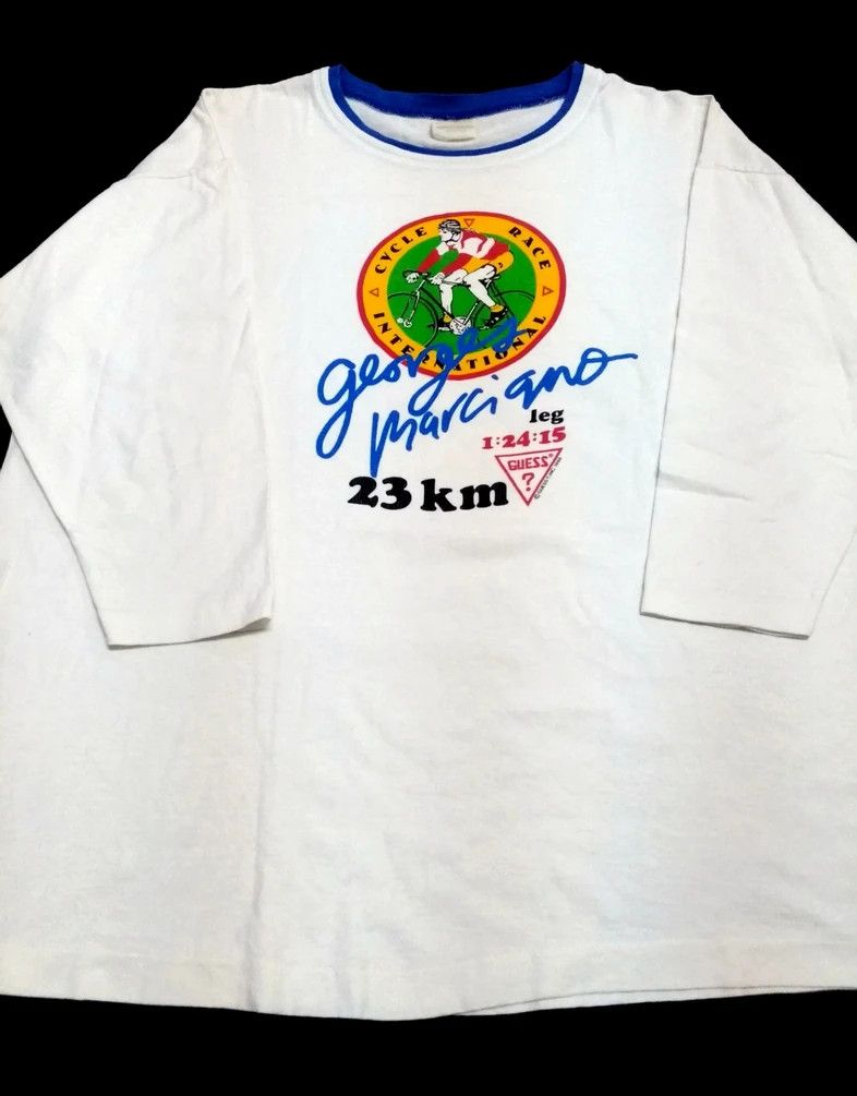 Designer × Georges Marciano × Guess VERY RARE! VTG 1988 GUESS by GEORGE MARCIANO 3/4 SLEEVE Size US XXL / EU 58 / 5 - 3 Thumbnail