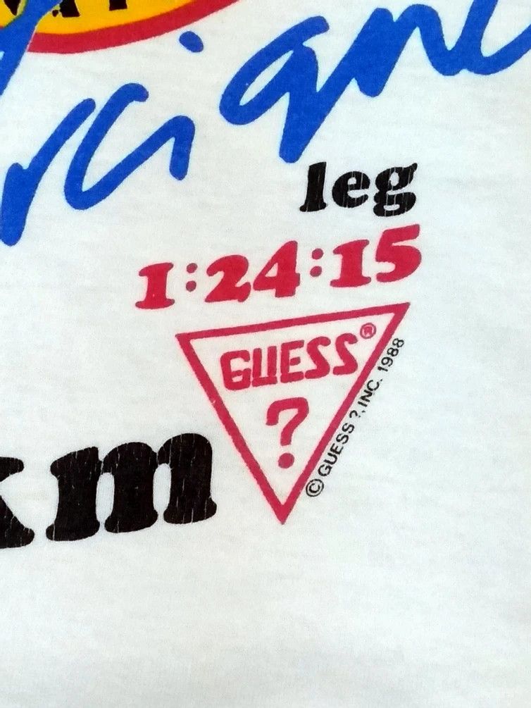 Designer × Georges Marciano × Guess VERY RARE! VTG 1988 GUESS by GEORGE MARCIANO 3/4 SLEEVE Size US XXL / EU 58 / 5 - 5 Thumbnail