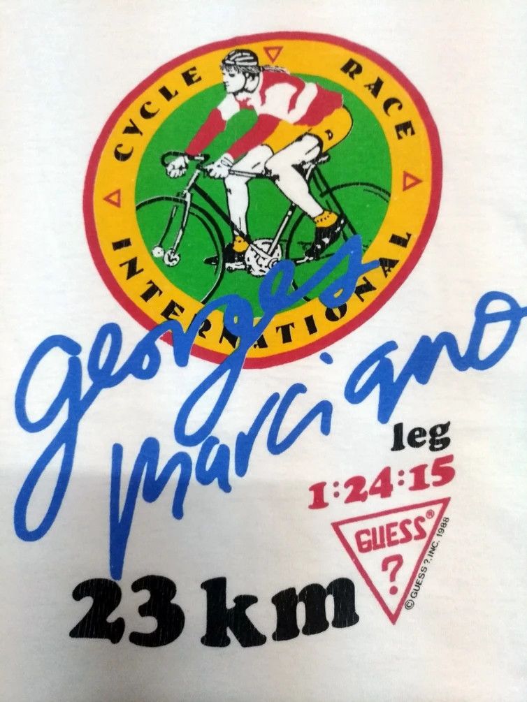 Designer × Georges Marciano × Guess VERY RARE! VTG 1988 GUESS by GEORGE MARCIANO 3/4 SLEEVE Size US XXL / EU 58 / 5 - 4 Thumbnail