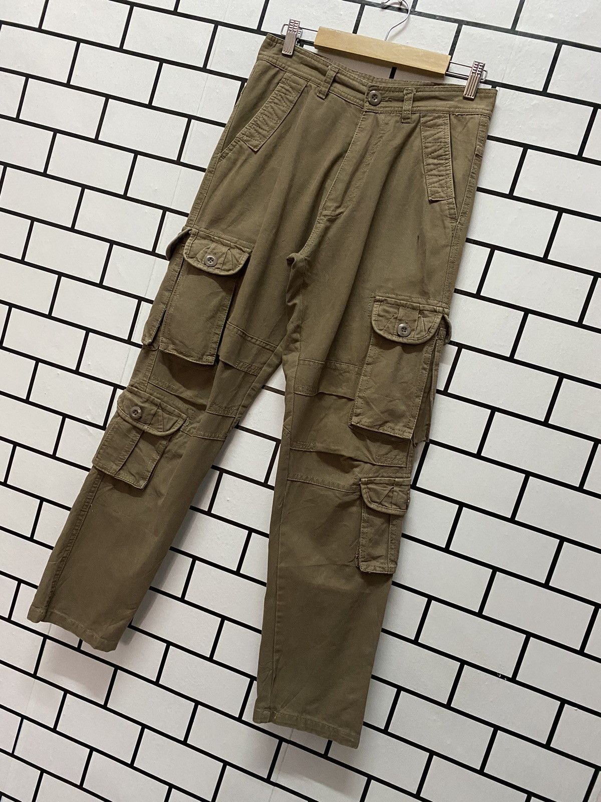 Vintage Vintage Cargo Pants Tactical Combat Multi Pocket Size US 28 / EU 44 - 3 Thumbnail