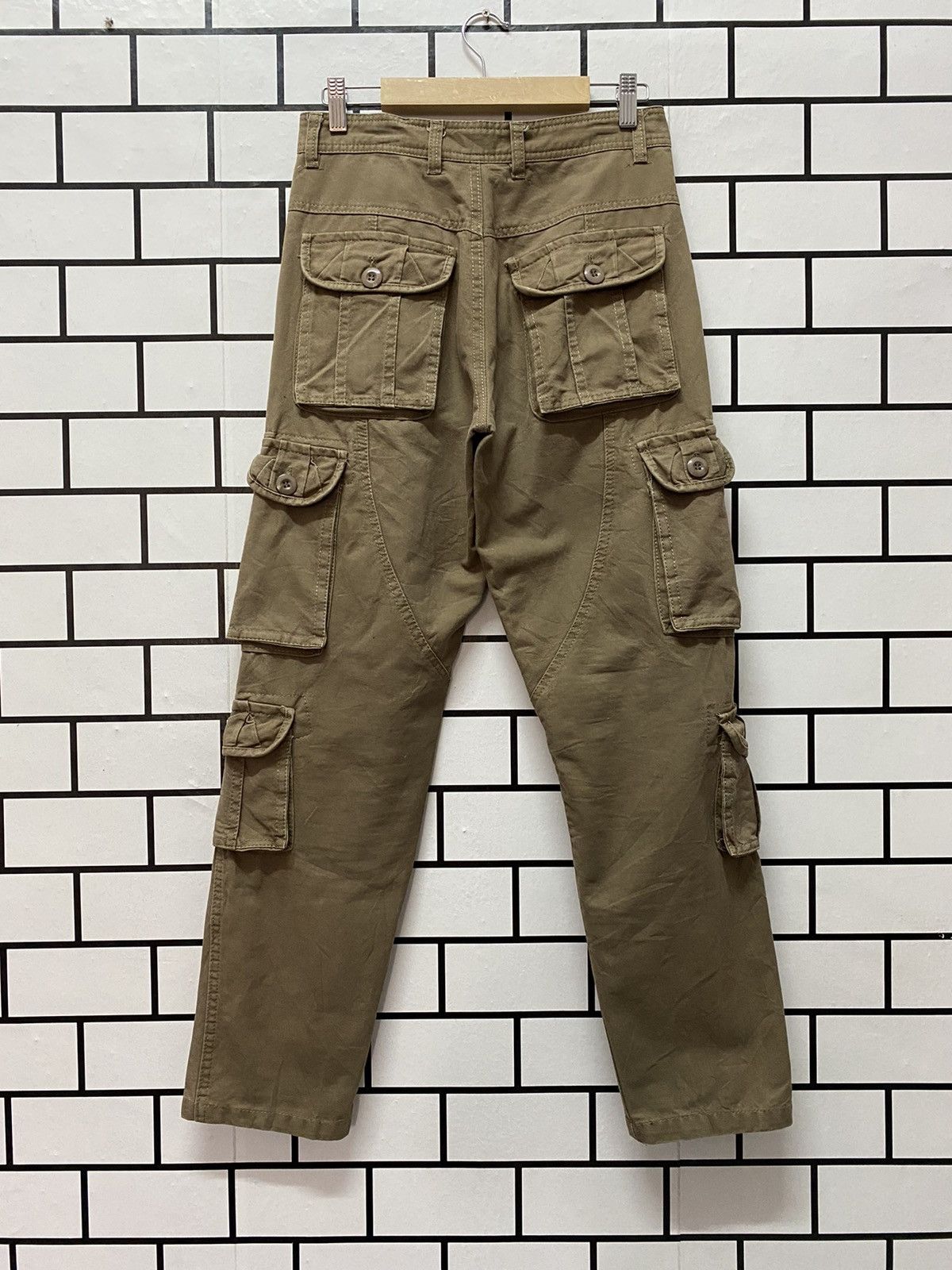 Vintage Vintage Cargo Pants Tactical Combat Multi Pocket Size US 28 / EU 44 - 2 Thumbnail