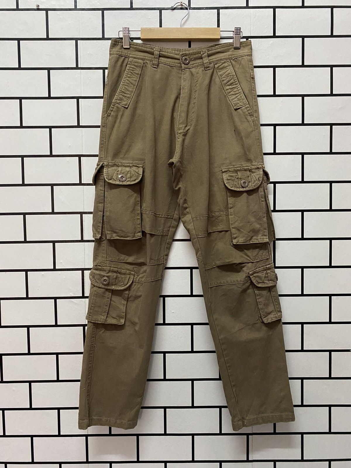 Vintage Vintage Cargo Pants Tactical Combat Multi Pocket Size US 28 / EU 44 - 1 Thumbnail