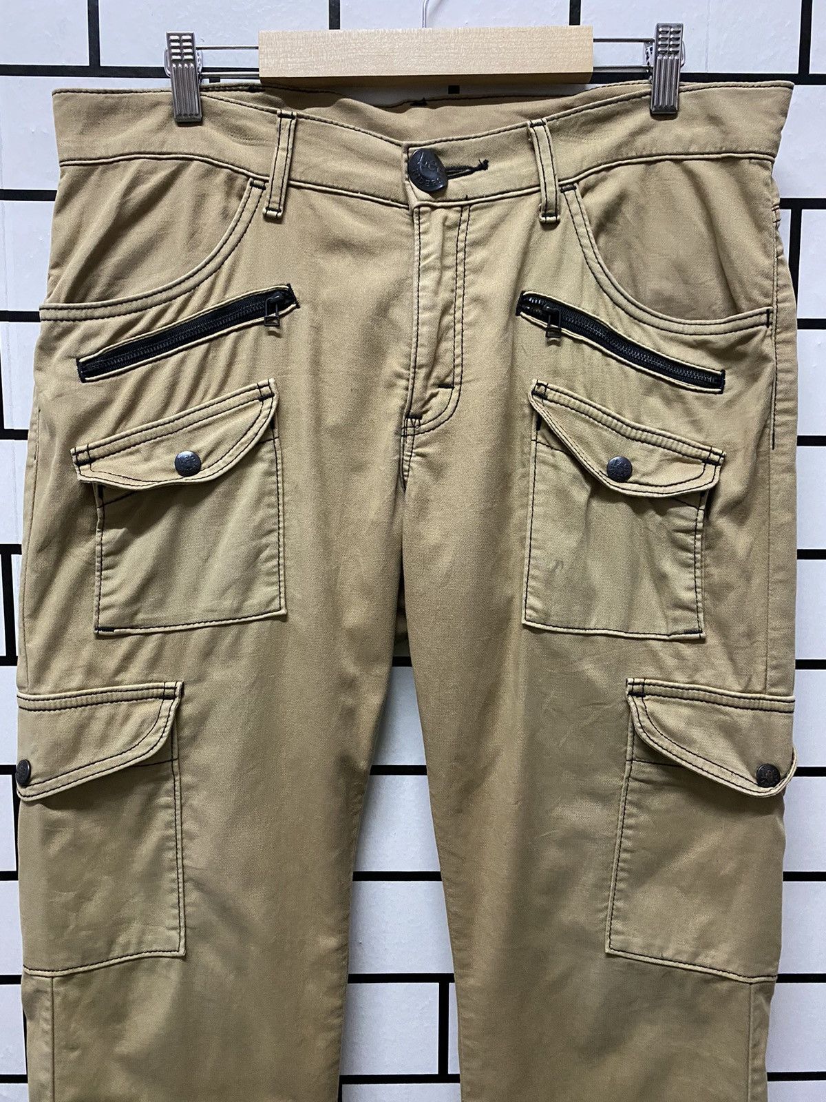 Japanese Brand × Lee Vintage Lee Cargo Bush Pants Multi Pocket Tactical Size US 32 / EU 48 - 7 Thumbnail