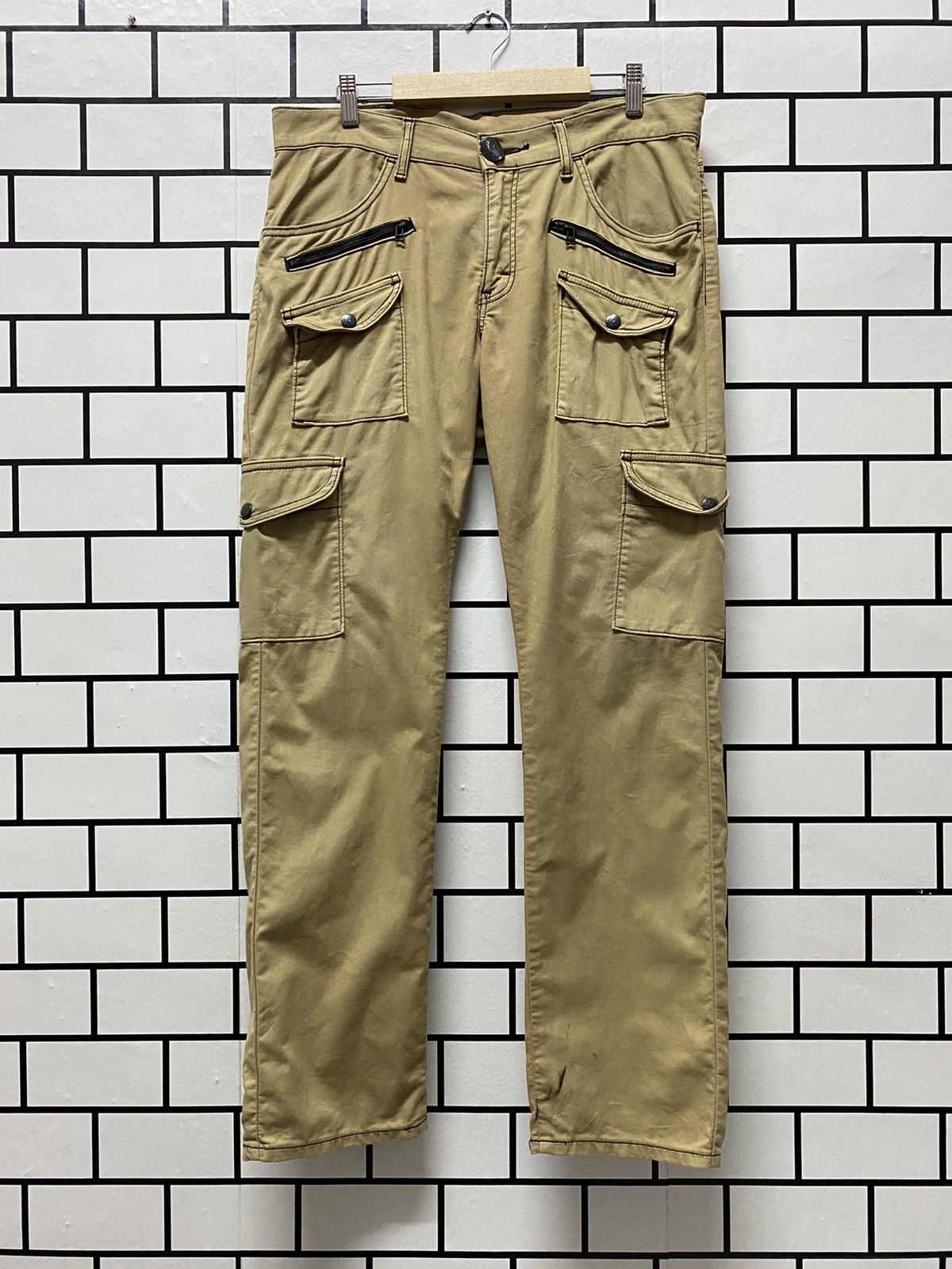 Japanese Brand × Lee Vintage Lee Cargo Bush Pants Multi Pocket Tactical Size US 32 / EU 48 - 1 Thumbnail