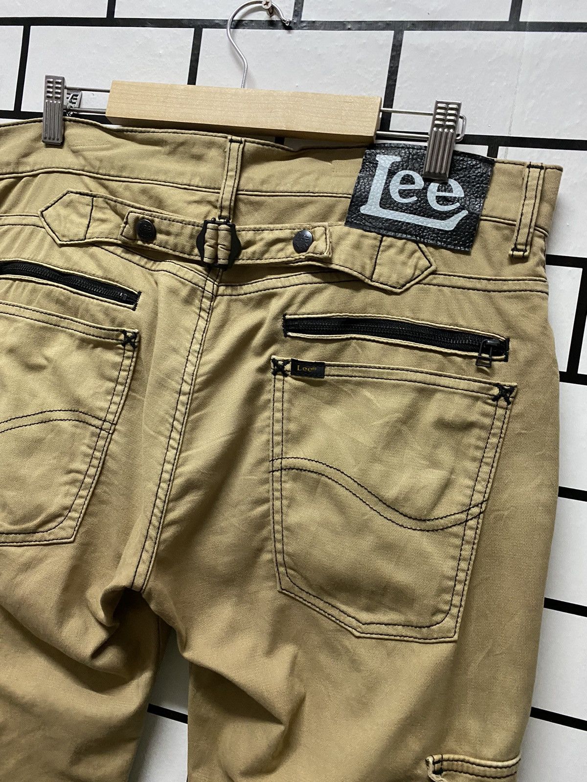 Japanese Brand × Lee Vintage Lee Cargo Bush Pants Multi Pocket Tactical Size US 32 / EU 48 - 10 Thumbnail