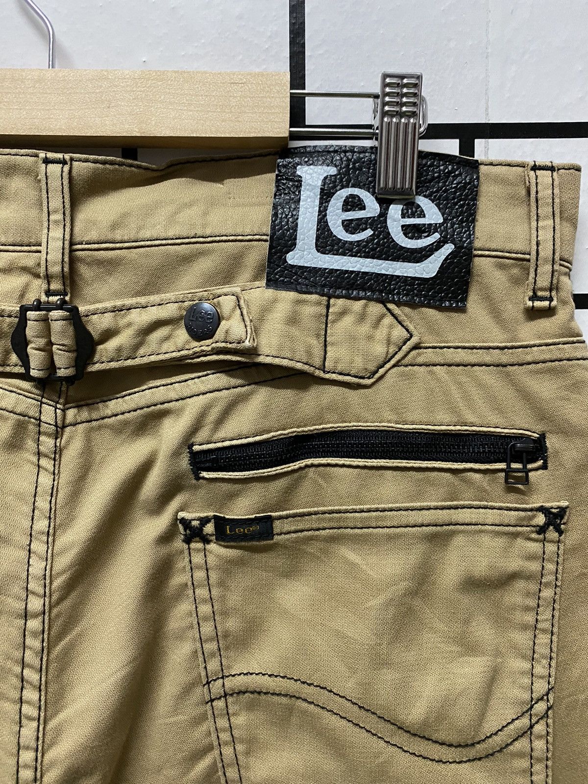 Japanese Brand × Lee Vintage Lee Cargo Bush Pants Multi Pocket Tactical Size US 32 / EU 48 - 12 Thumbnail