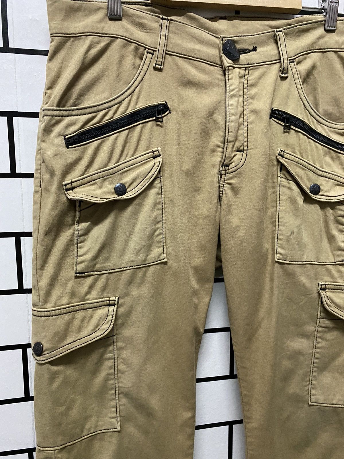 Japanese Brand × Lee Vintage Lee Cargo Bush Pants Multi Pocket Tactical Size US 32 / EU 48 - 6 Thumbnail