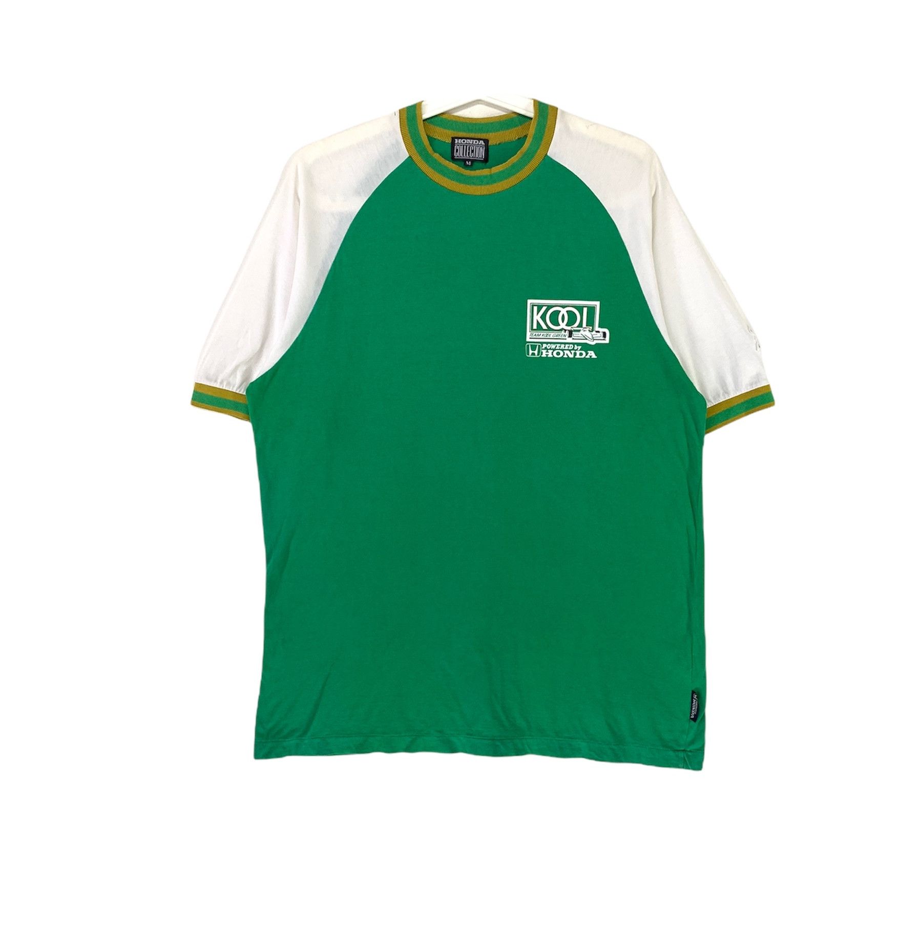 Formula 1 × Vintage Team Kool green powered by honda vintage 90s tshirt Size US M / EU 48-50 / 2 - 2 Thumbnail