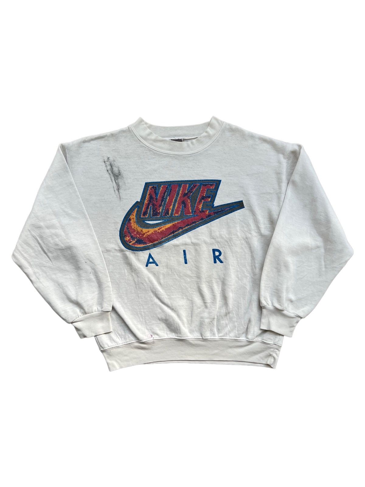 VERY RARE VINTAGE SWEATSHIRTS NIKE AIR BIG SWOOSH SPELL OUT