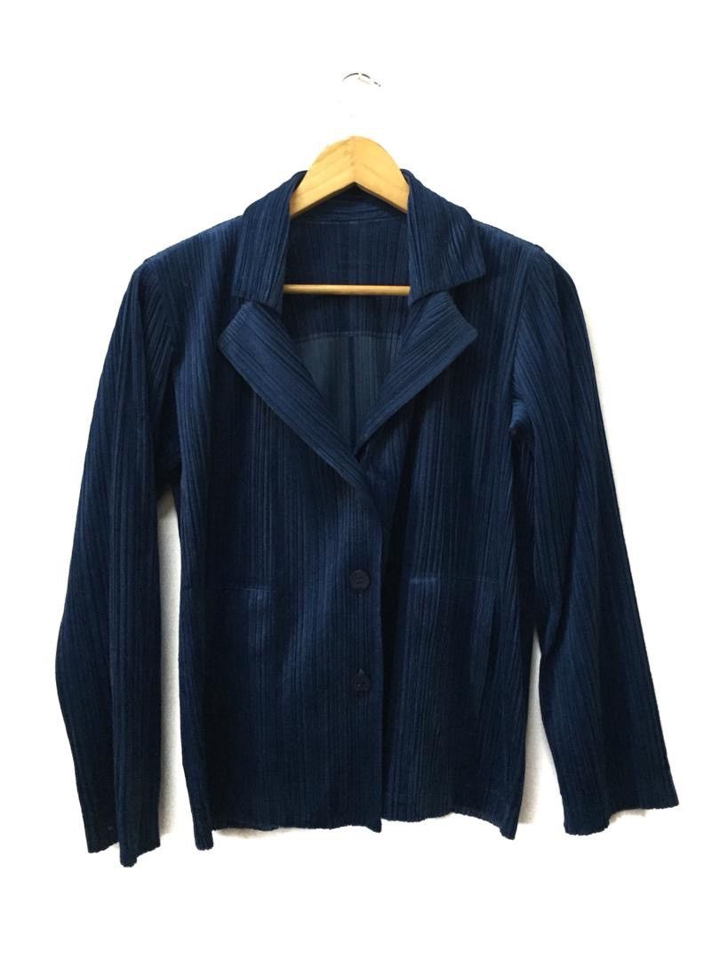 image of Issey Miyake Pleate Please in Dark Blue, Men's (Size Medium)
