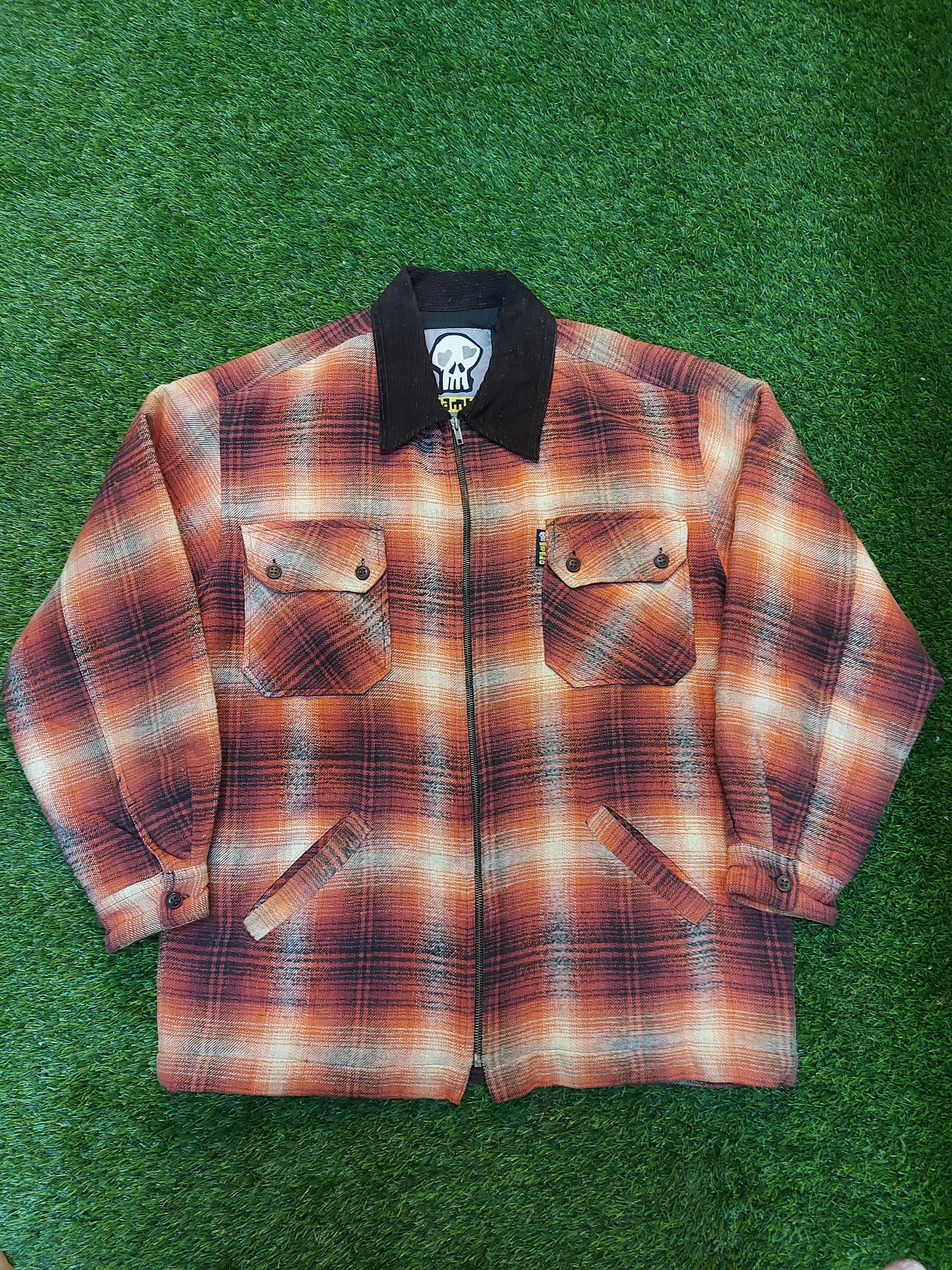Mambo (A46) MAMBO - flannel zipper jacket Size US L / EU 52-54 / 3 - 2 Thumbnail