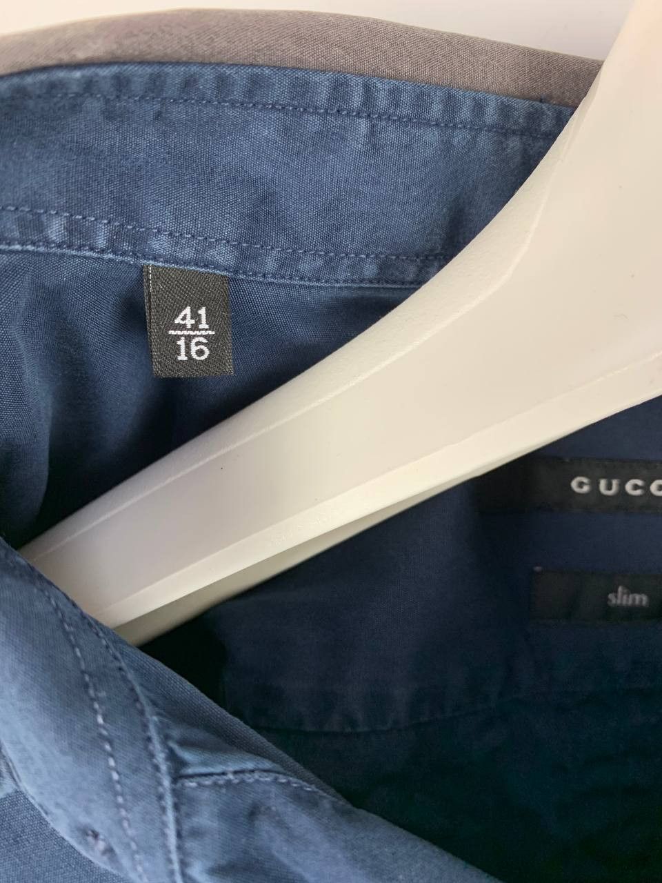 Gucci Gucci shirt button ups blue cotton Size US M / EU 48-50 / 2 - 9 Thumbnail