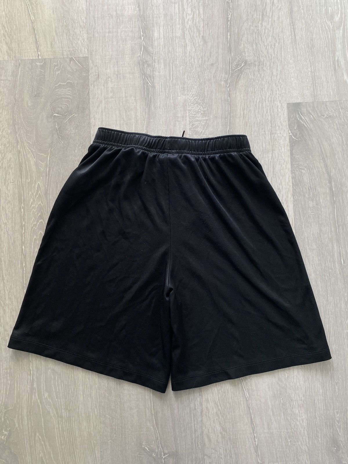 Nike × Vintage Nike vintage black shorts small swoosh logo Size US 30 / EU 46 - 4 Thumbnail