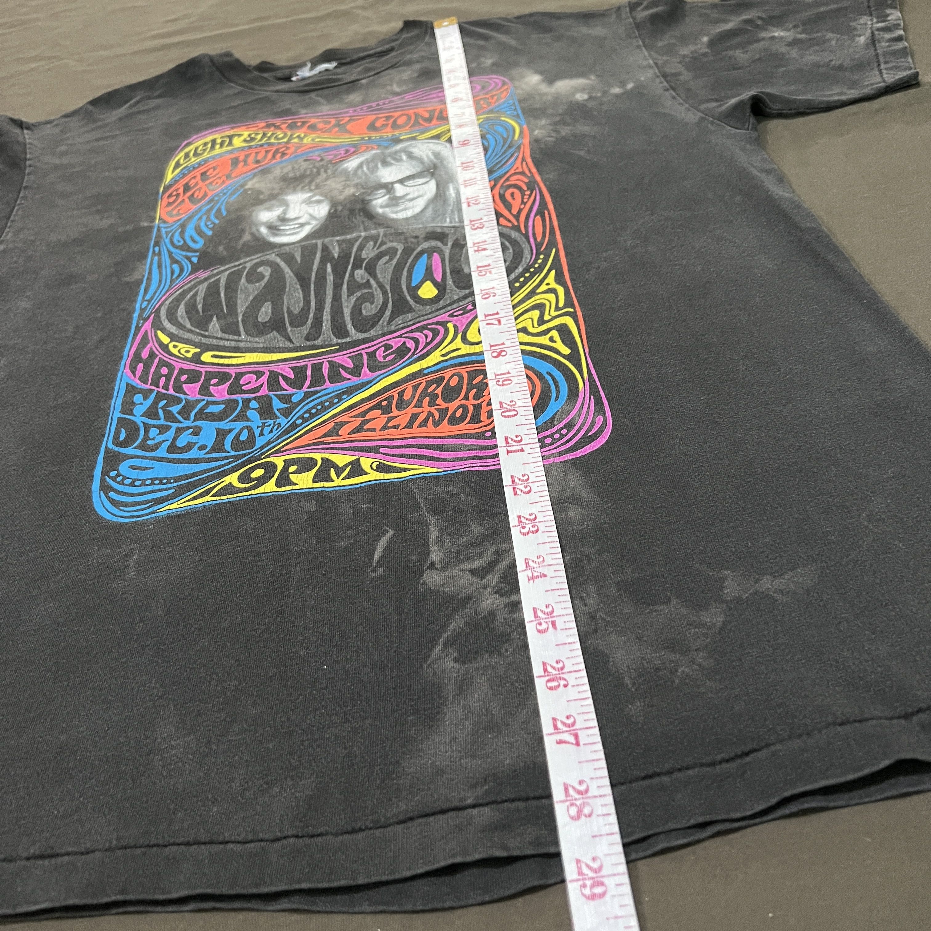 Band Tees × Vintage Vintage 90s WAYNES WORLD WayneStock Promo Tee Faded Size US L / EU 52-54 / 3 - 11 Thumbnail