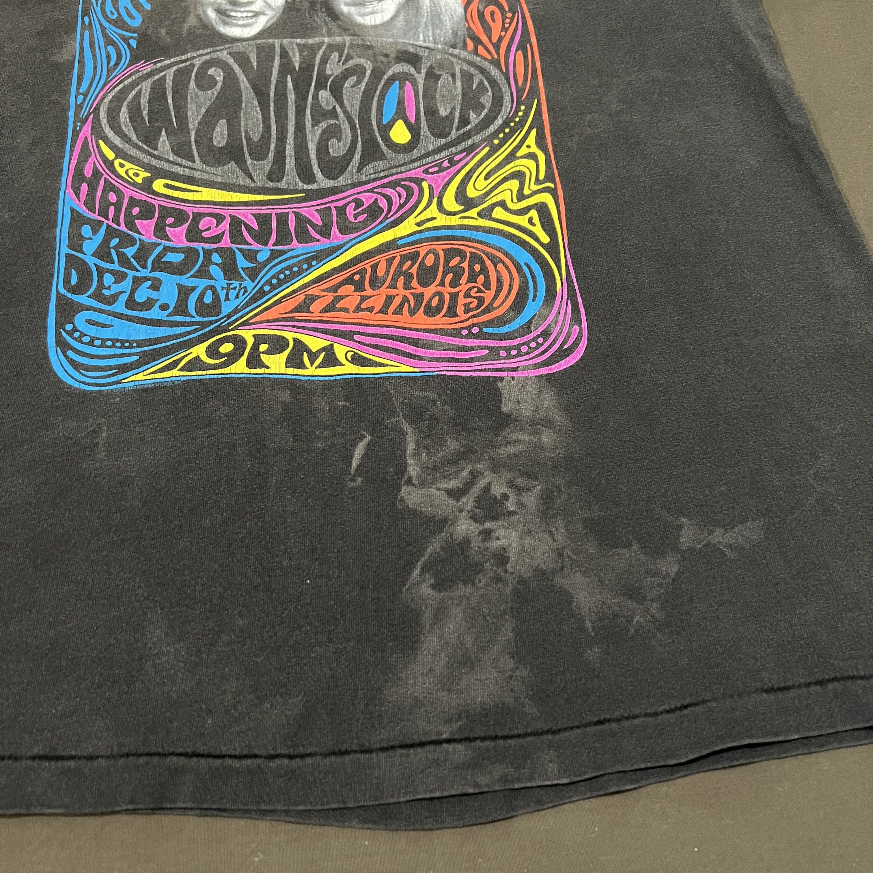 Band Tees × Vintage Vintage 90s WAYNES WORLD WayneStock Promo Tee Faded Size US L / EU 52-54 / 3 - 6 Thumbnail