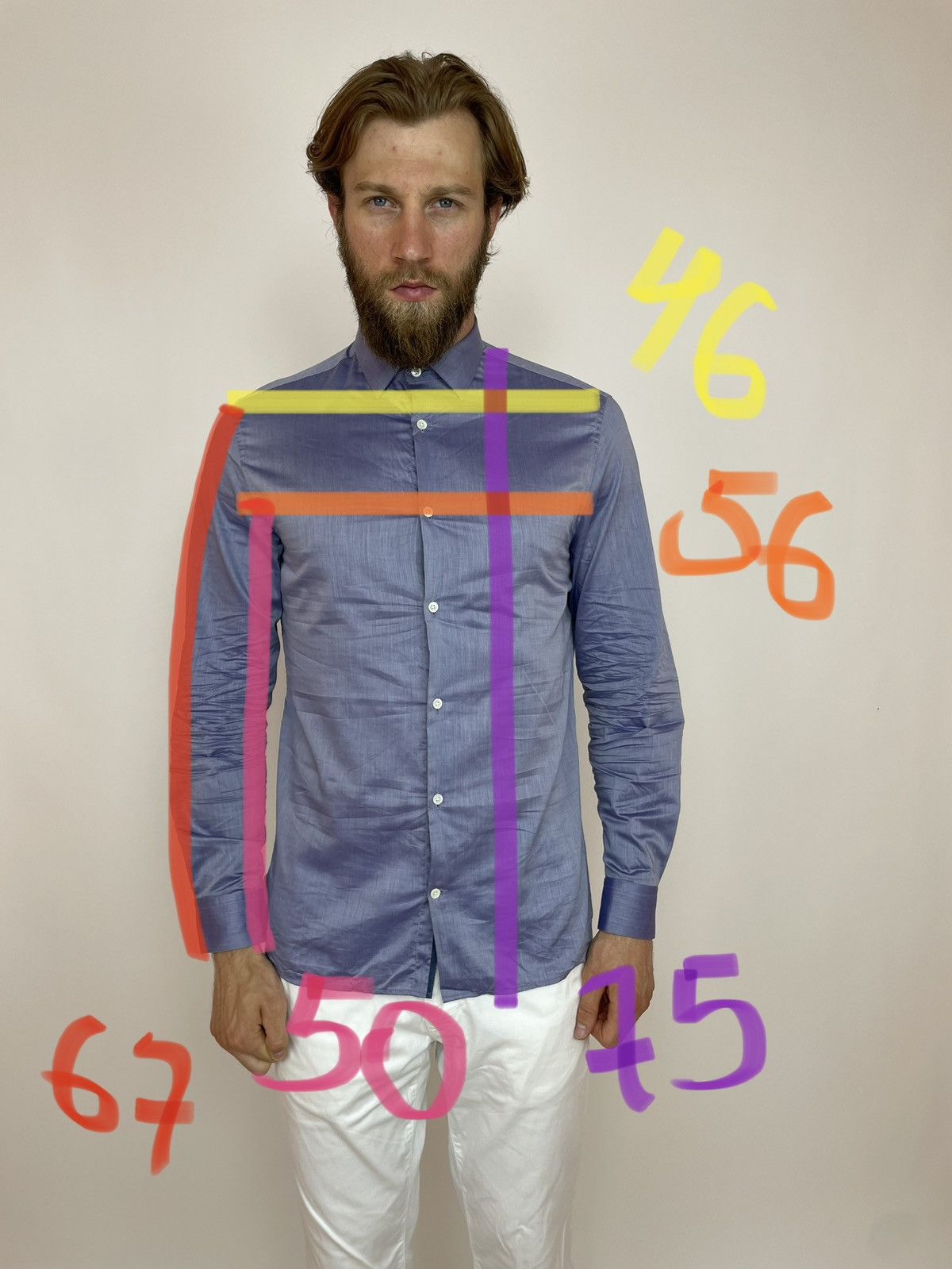 Allsaints Allsaints Spitalfields Shirts VARESA Long Sleeve Mens size M Size US M / EU 48-50 / 2 - 17 Thumbnail