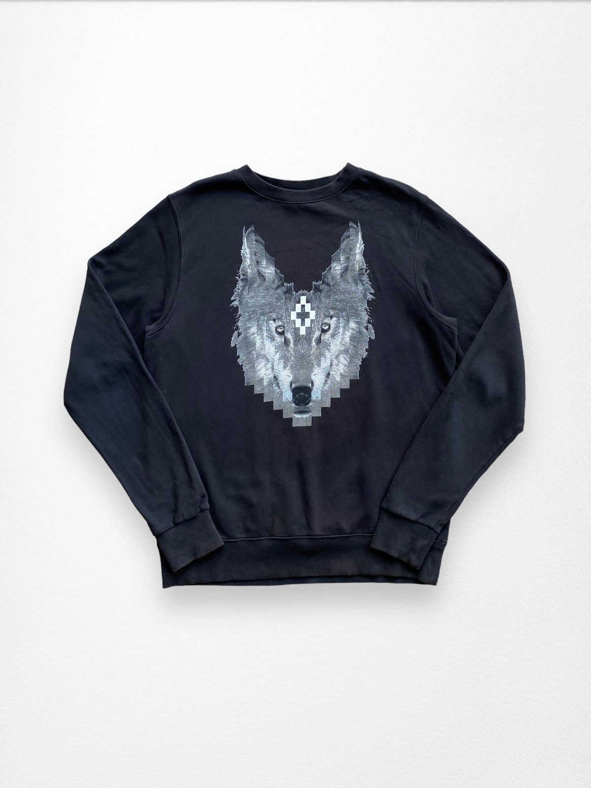 Sammenlignelig foredrag Tegne Marcelo Burlon Marcelo Burlon Vintage fw13 Wolf Print Crew Sweatshirt |  Grailed
