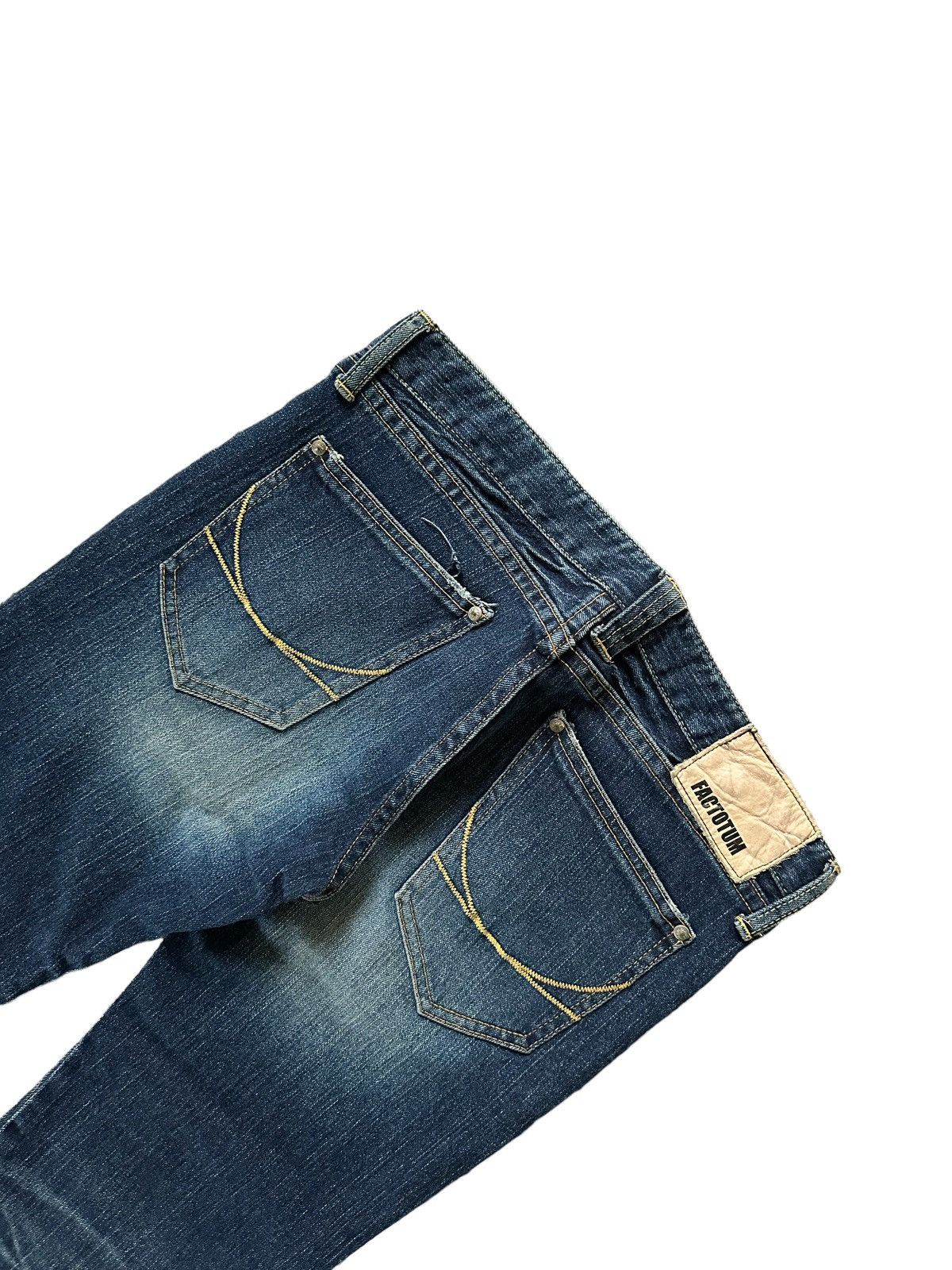 FACTOTUM AW10 - Factotum indigo denim low rise jeans Size US 30 / EU 46 - 12 Thumbnail