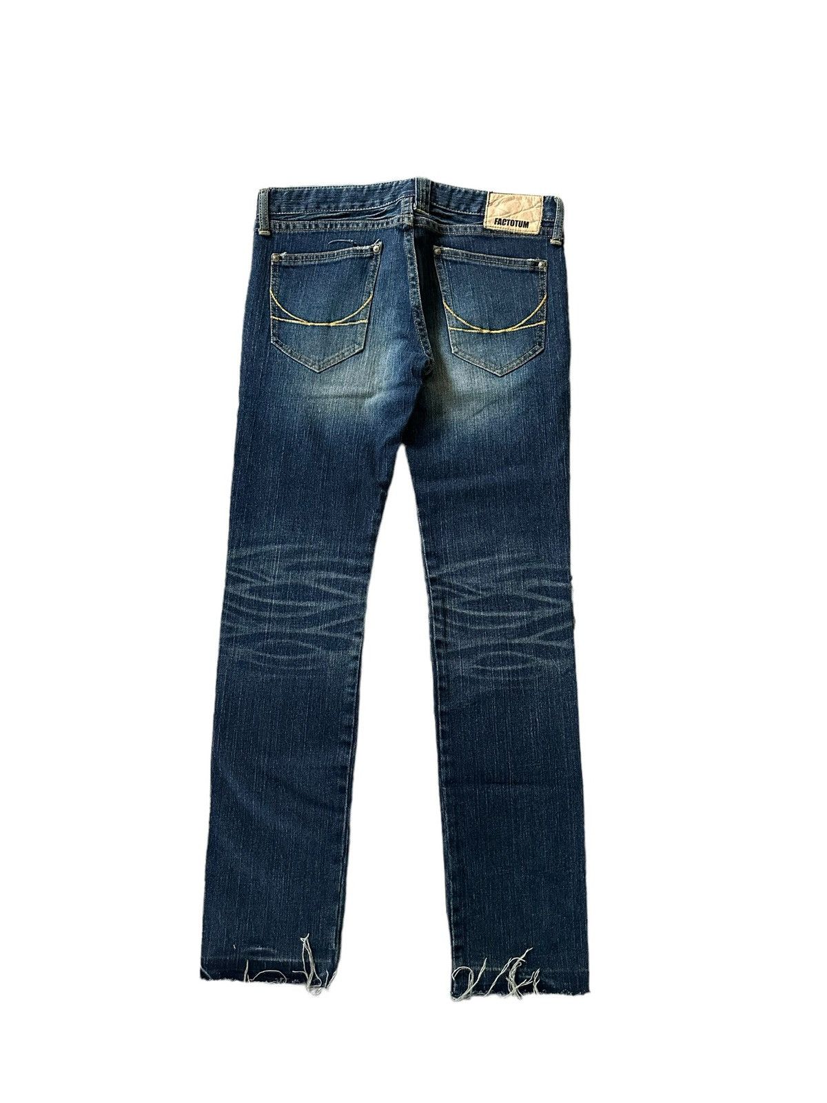 FACTOTUM AW10 - Factotum indigo denim low rise jeans Size US 30 / EU 46 - 4 Thumbnail