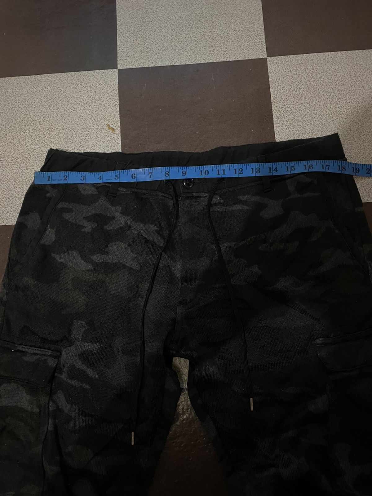 Japanese Brand Back Number Cargo Sweatpant Camo Design Style Size US 36 / EU 52 - 11 Thumbnail
