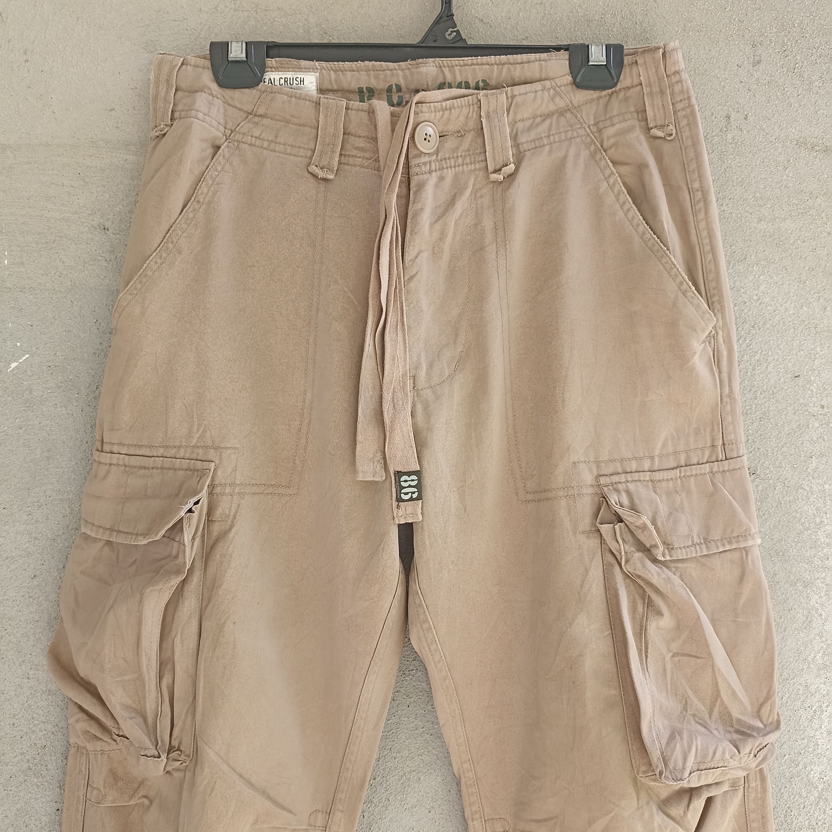 Japanese Brand Real Crush Clothing Bondage Multipocket Cargopant Size US 30 / EU 46 - 2 Thumbnail