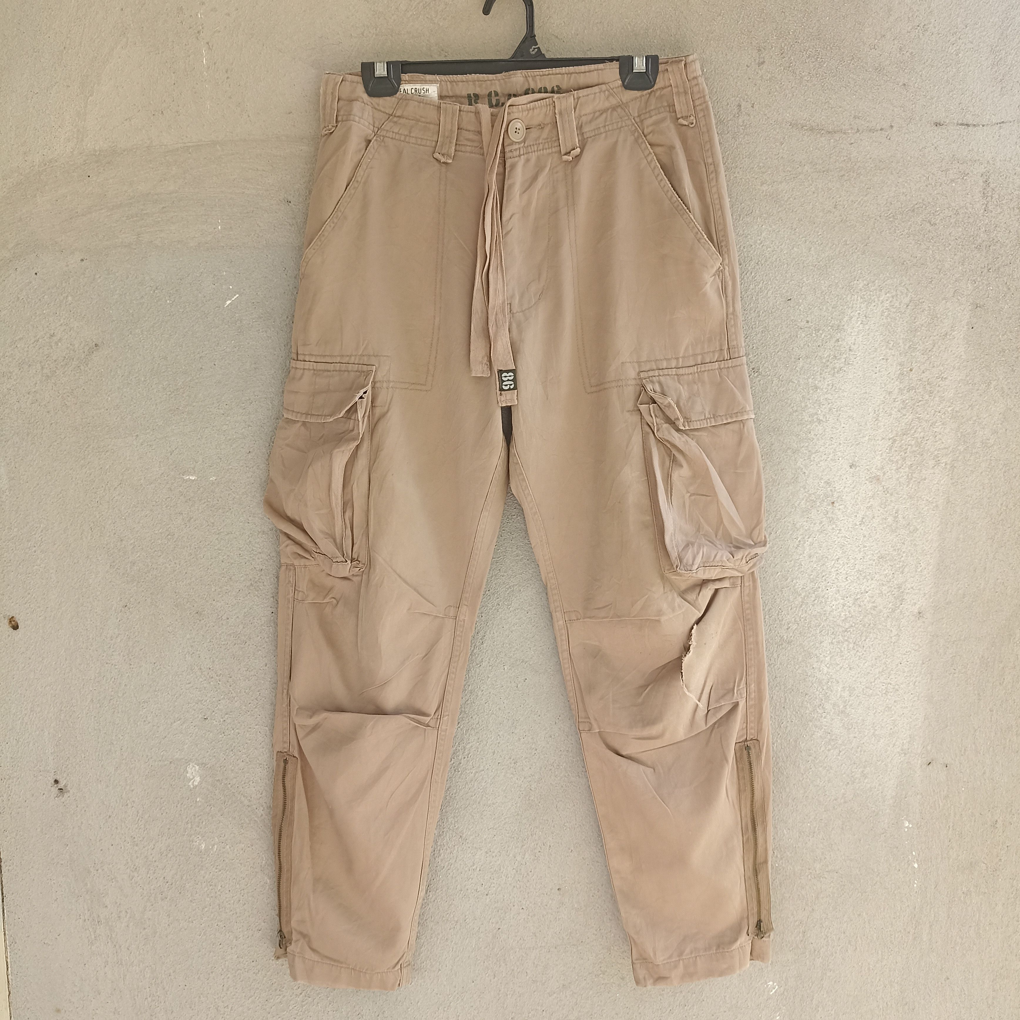Japanese Brand Real Crush Clothing Bondage Multipocket Cargopant Size US 30 / EU 46 - 1 Thumbnail