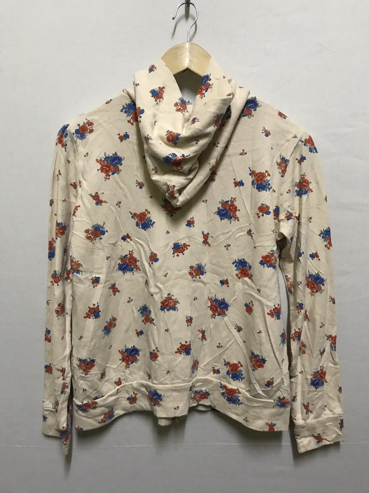 Issey Miyake SUNAO KUWAHARA SWEATER FLOWER GRAPHIC ZIPPER HOODIE Size US S / EU 44-46 / 1 - 5 Thumbnail