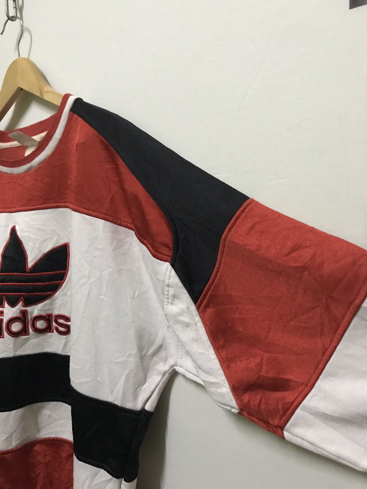 Adidas ADIDAS SweatshirtThree Stripes Multicolour Size US L / EU 52-54 / 3 - 6 Thumbnail