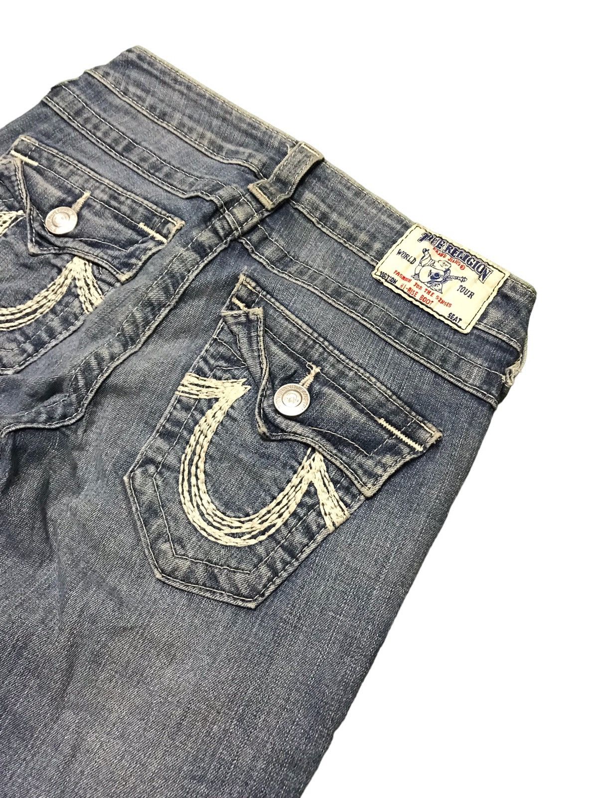 True Religion × Vintage 🔥BEST OFFER🔥 Vintage True Religion Hi-Rise Boot Denim Jeans Size US 26 / EU 42 - 8 Thumbnail
