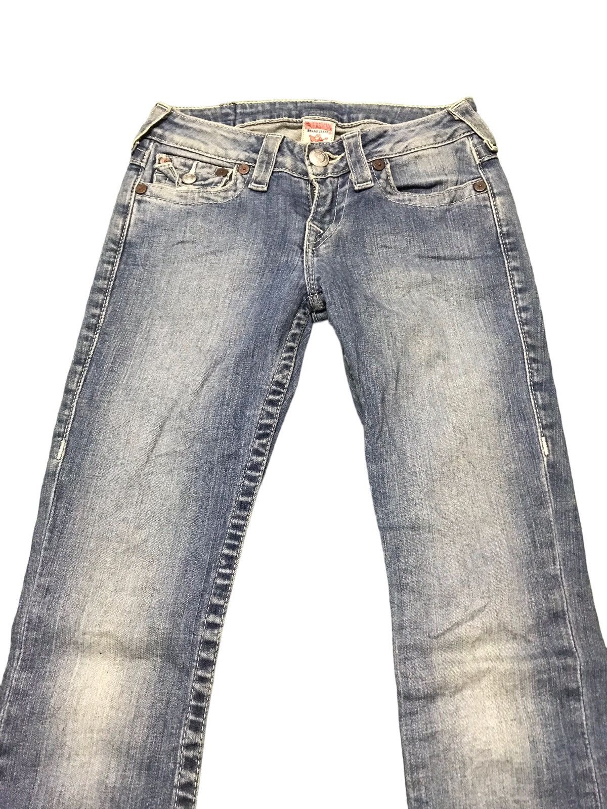 True Religion × Vintage 🔥BEST OFFER🔥 Vintage True Religion Hi-Rise Boot Denim Jeans Size US 26 / EU 42 - 2 Thumbnail