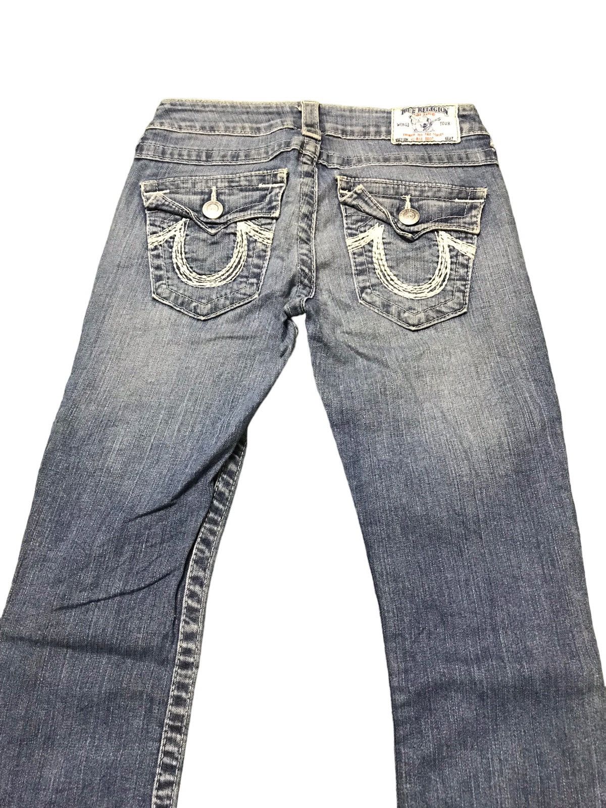True Religion × Vintage 🔥BEST OFFER🔥 Vintage True Religion Hi-Rise Boot Denim Jeans Size US 26 / EU 42 - 6 Thumbnail