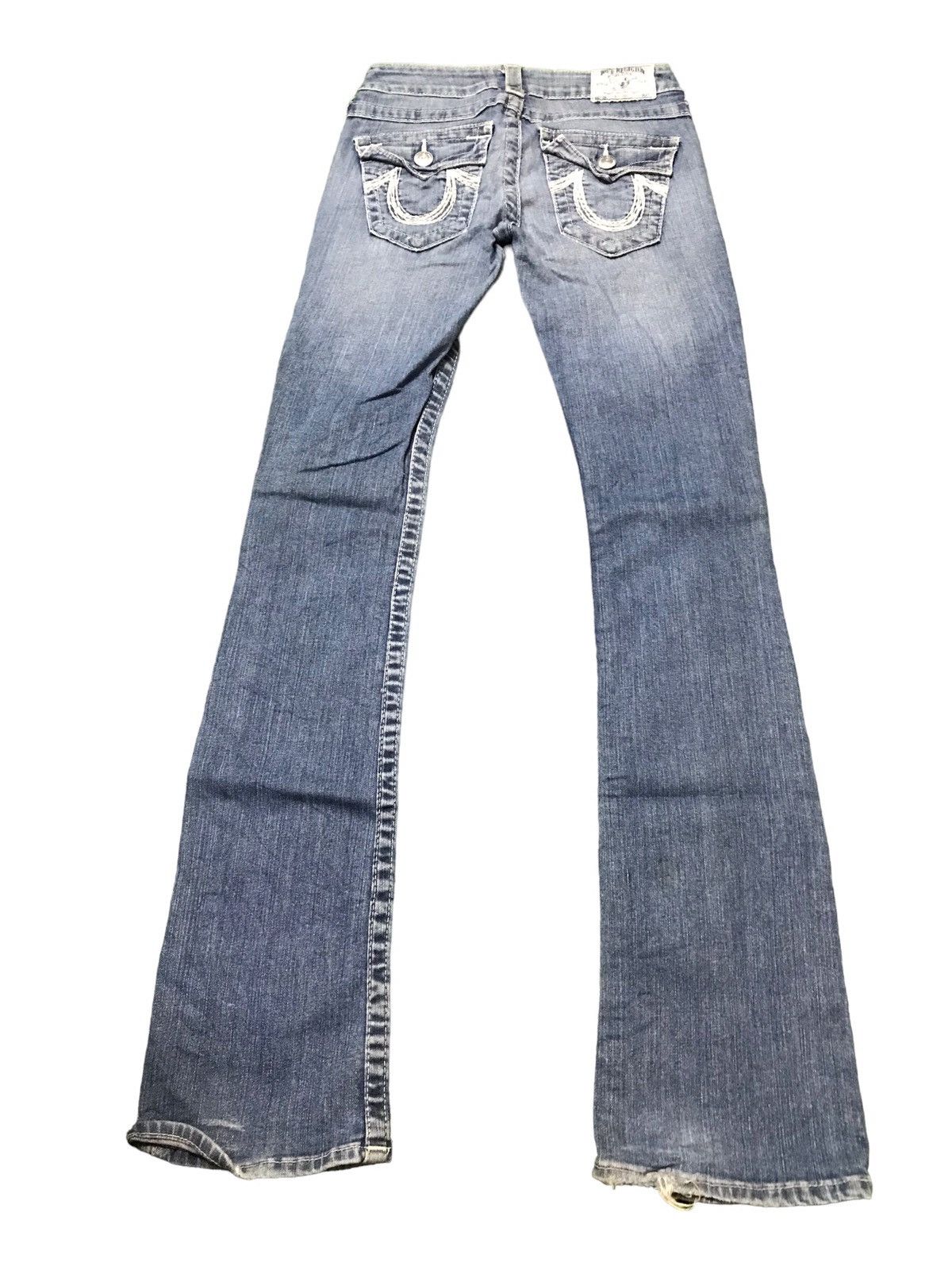 True Religion × Vintage 🔥BEST OFFER🔥 Vintage True Religion Hi-Rise Boot Denim Jeans Size US 26 / EU 42 - 9 Thumbnail