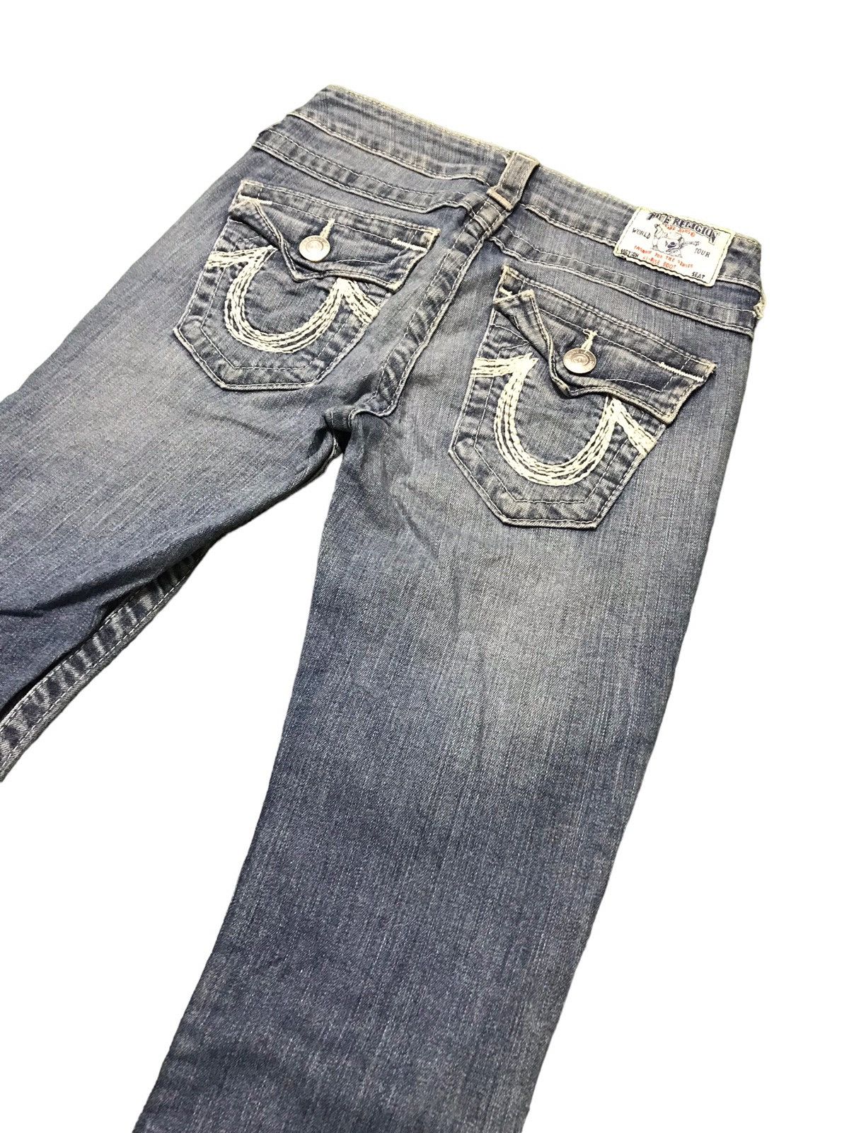 True Religion × Vintage 🔥BEST OFFER🔥 Vintage True Religion Hi-Rise Boot Denim Jeans Size US 26 / EU 42 - 7 Thumbnail