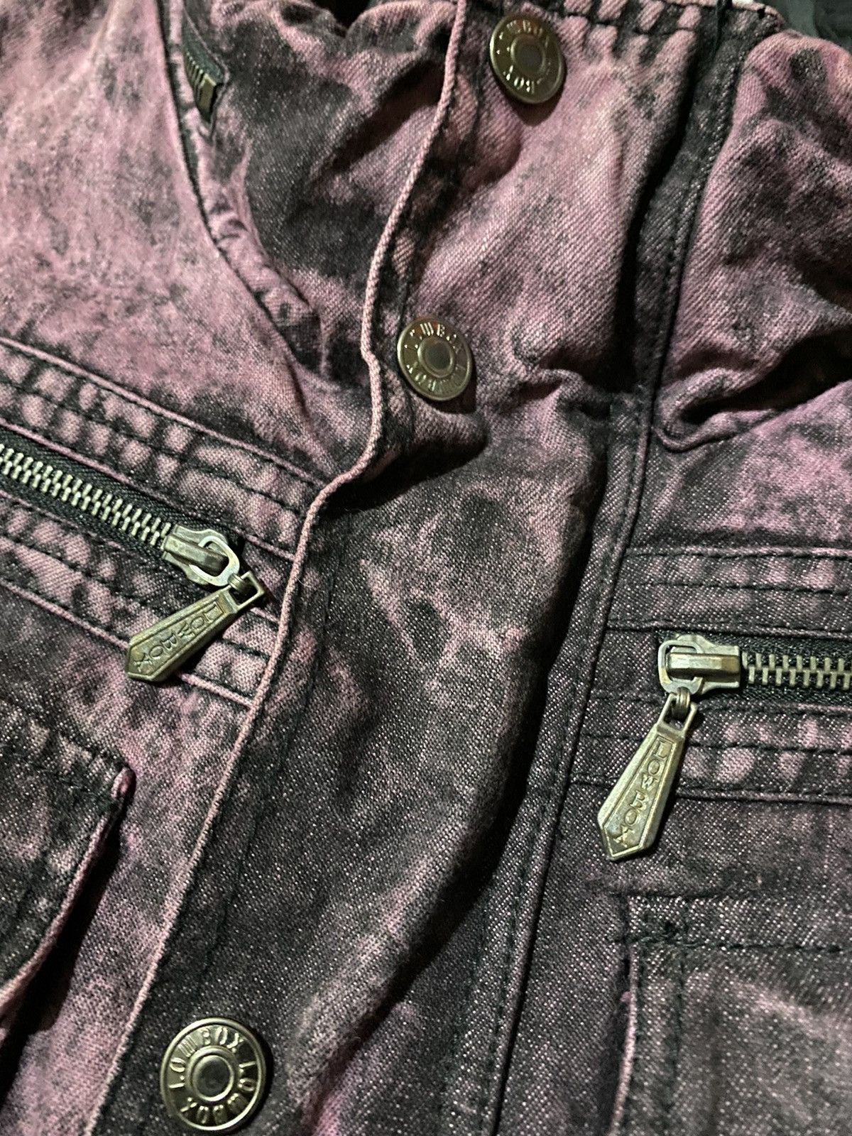 LOWBOX 💥Japanese fashion Lowbox Acid Wash Denim Jacket Size US L / EU 52-54 / 3 - 6 Thumbnail