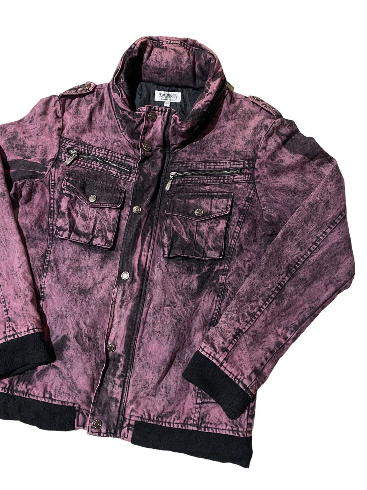 LOWBOX 💥Japanese fashion Lowbox Acid Wash Denim Jacket Size US L / EU 52-54 / 3 - 2 Thumbnail