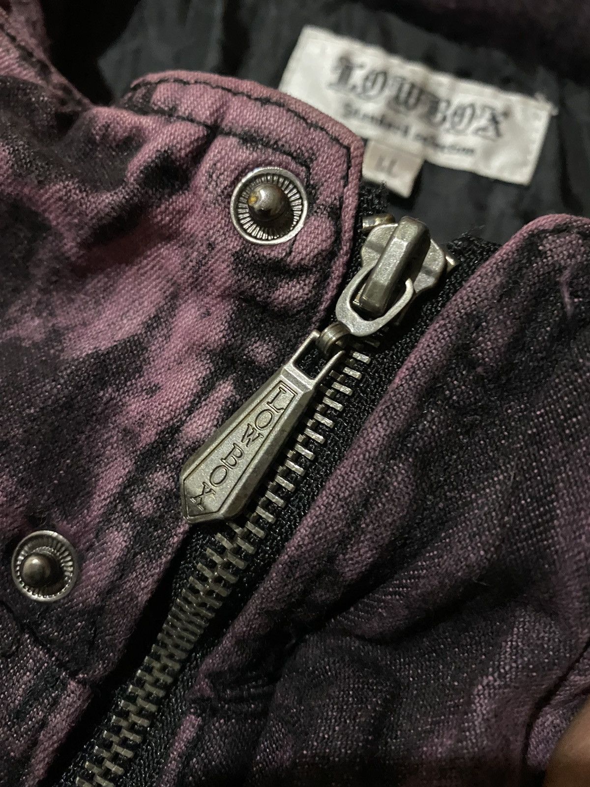 LOWBOX 💥Japanese fashion Lowbox Acid Wash Denim Jacket Size US L / EU 52-54 / 3 - 7 Thumbnail