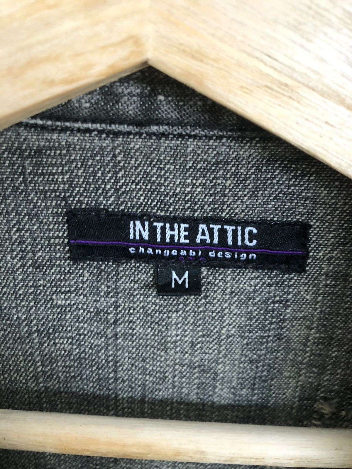 In The Attic In The Attic Distressed Denim Punk Style button up Size US M / EU 48-50 / 2 - 10 Thumbnail