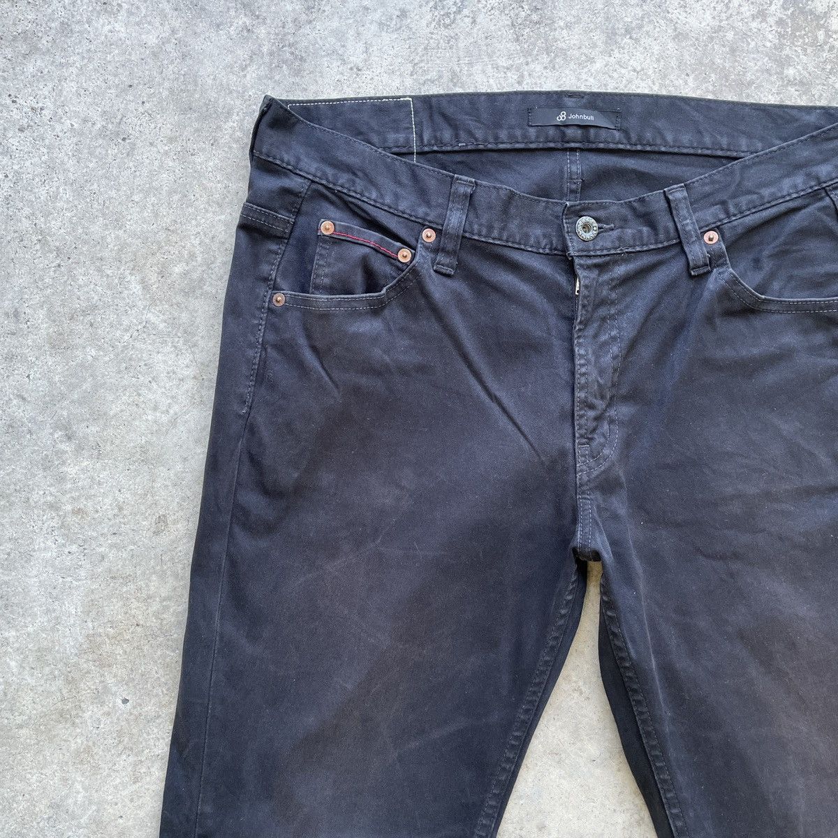 Johnbull Vintage JOHN BULL Black Trousers 5 Pocket Casual Pants Size US 34 / EU 50 - 4 Thumbnail