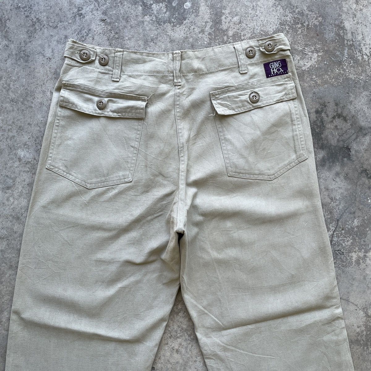 Other Vintage GUNG HO Made In USA Trousers Casual Pants Size US 32 / EU 48 - 10 Thumbnail