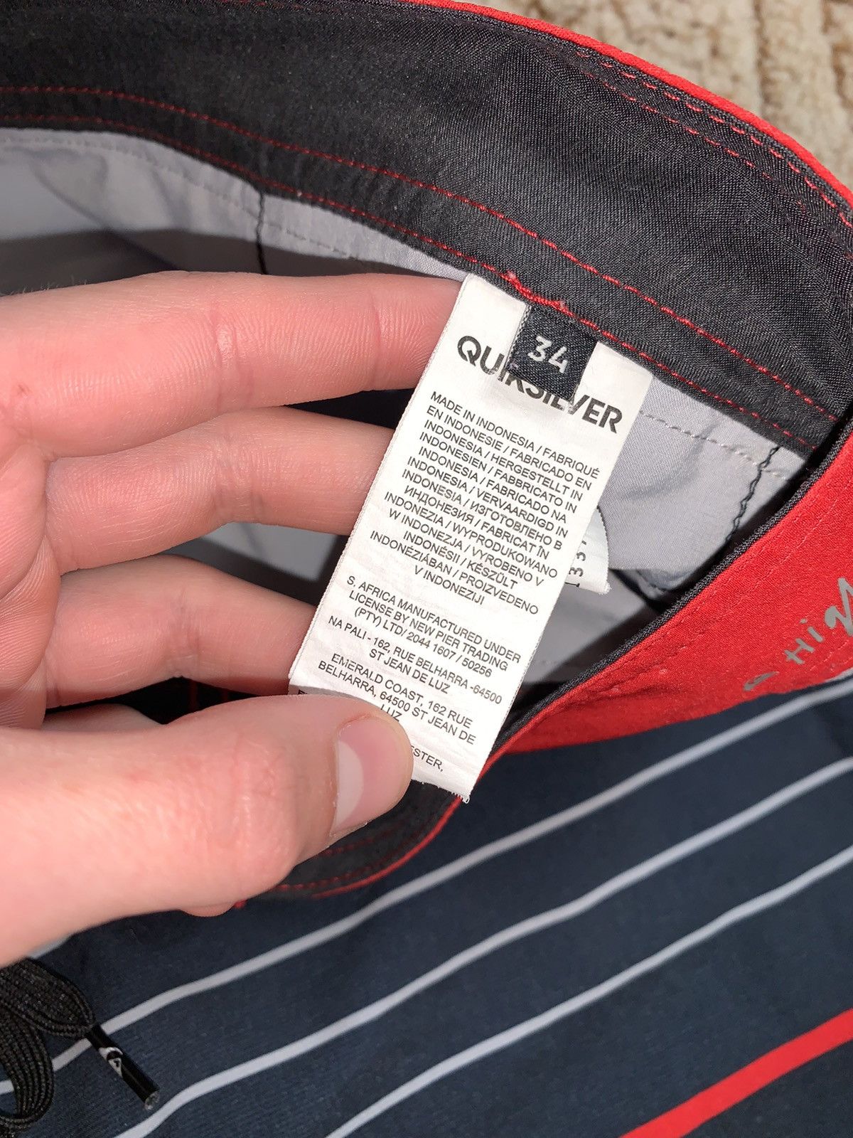 Quicksilver × Quiksilver Vintage 90’s y2k quicksilver shorts surfaced surf style Size US 34 / EU 50 - 14 Thumbnail