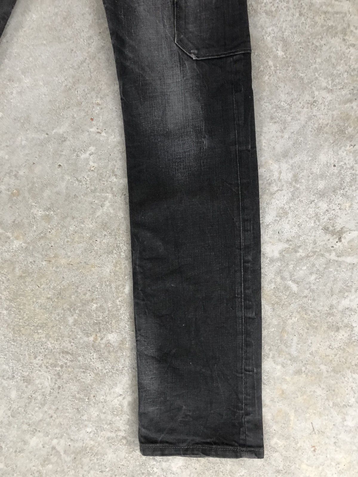 Japanese Brand Back Number Cargo Pants Tactical Multipocket Distressed Jean Size US 29 - 7 Thumbnail