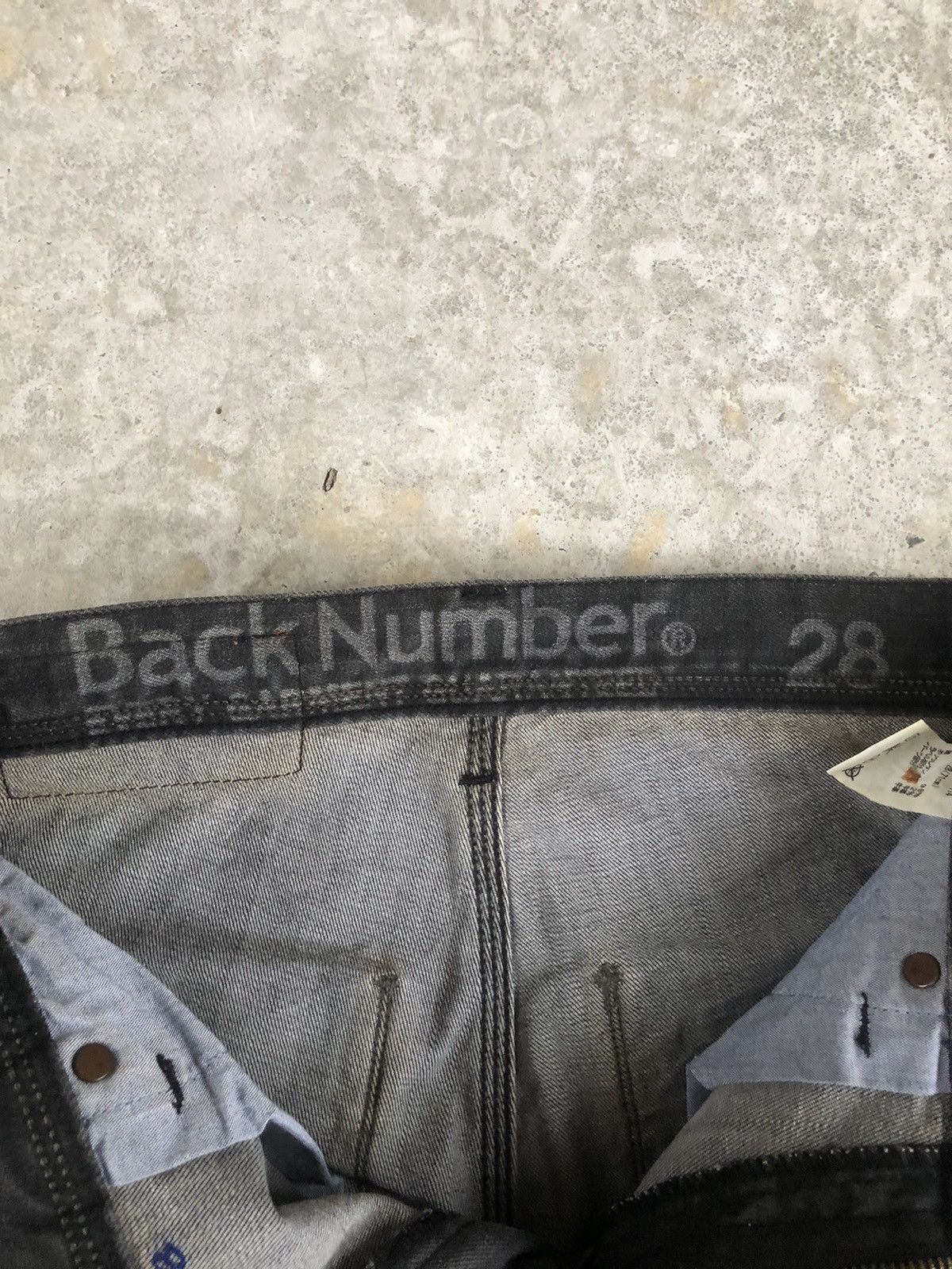 Japanese Brand Back Number Cargo Pants Tactical Multipocket Distressed Jean Size US 29 - 14 Thumbnail