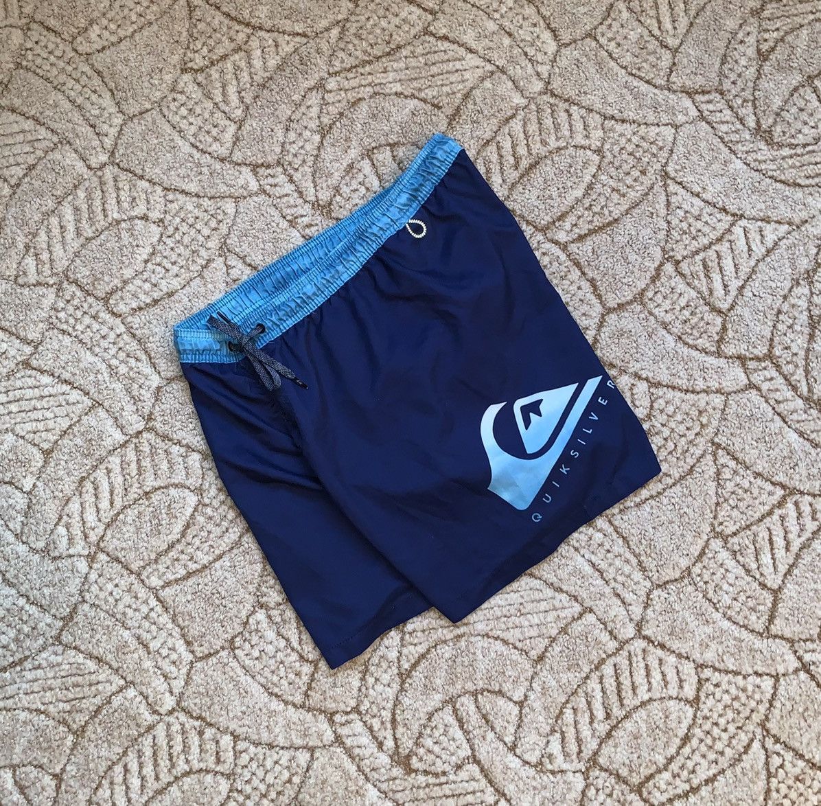 Quicksilver × Quiksilver Nylon vintage shorts big logo 90’s quiksilver surf style art Size US 34 / EU 50 - 8 Thumbnail